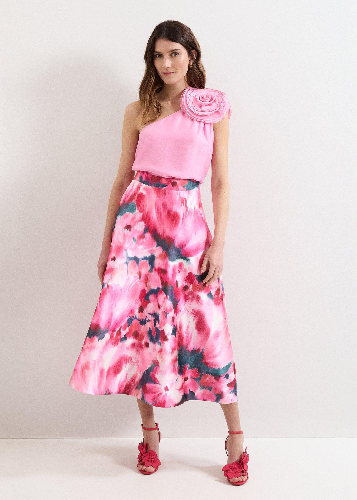 Angelina Pink Corsage Top