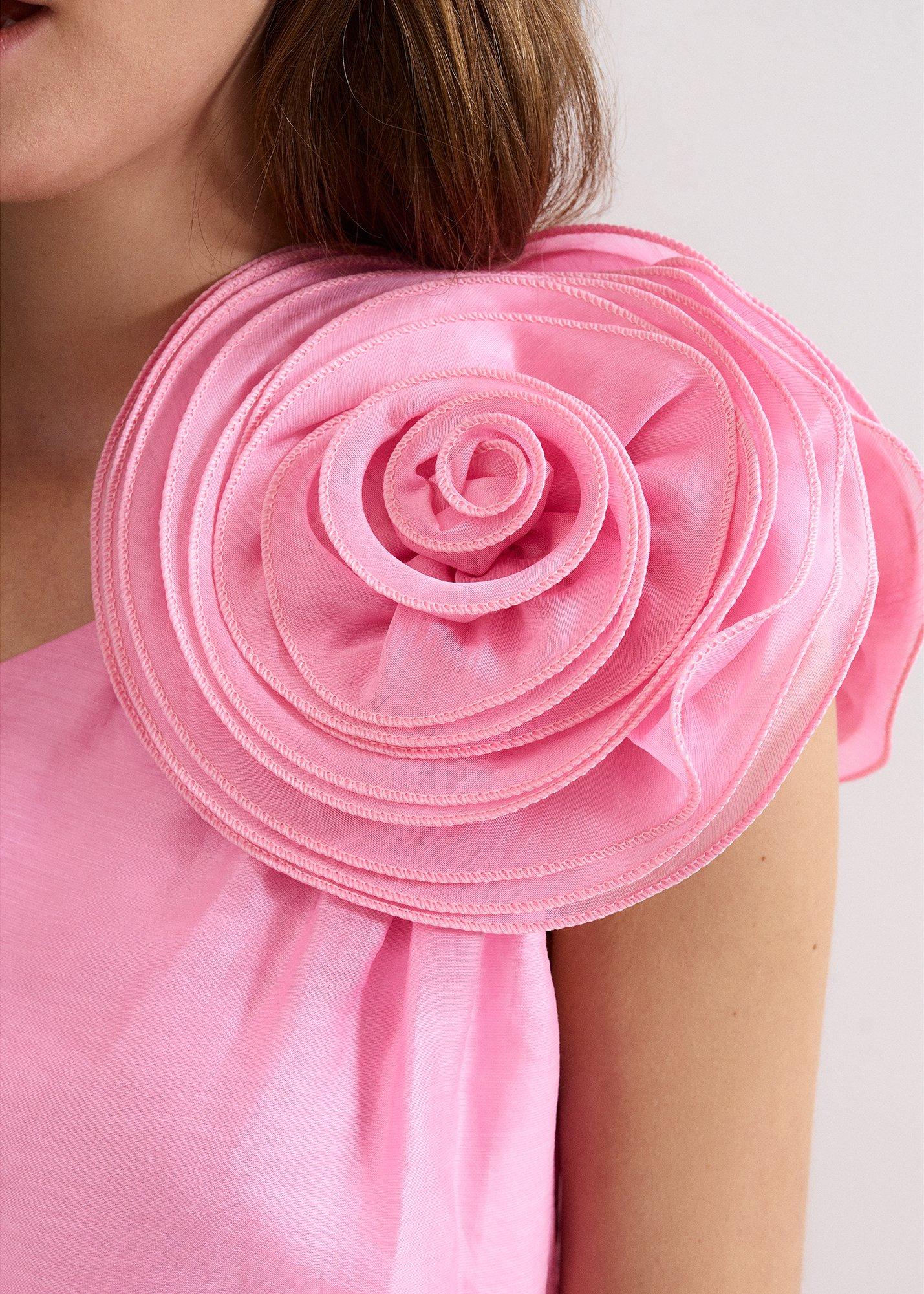 Angelina Pink Corsage Top