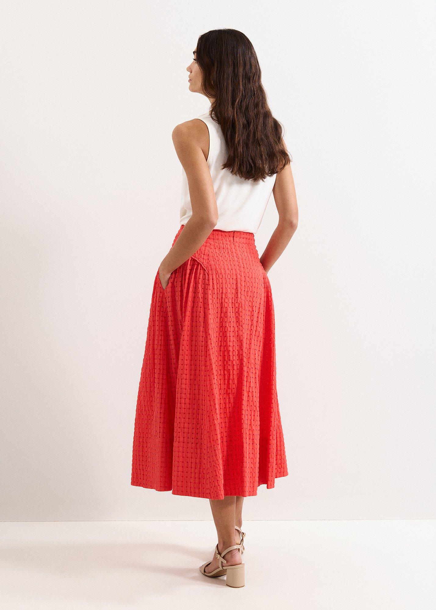 Carey Red Skirt