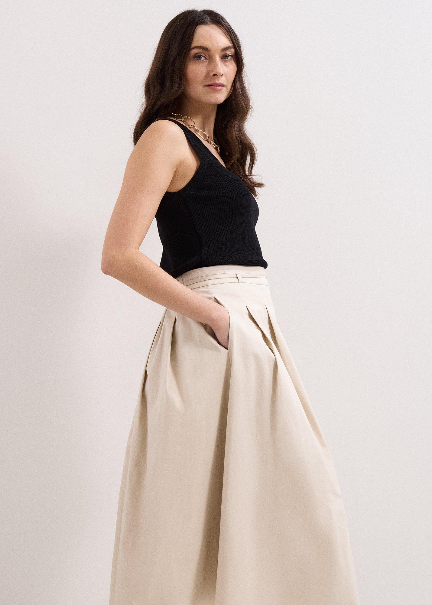 ${product-id}-Erin Cotton Skirt-Stone-${view-type}