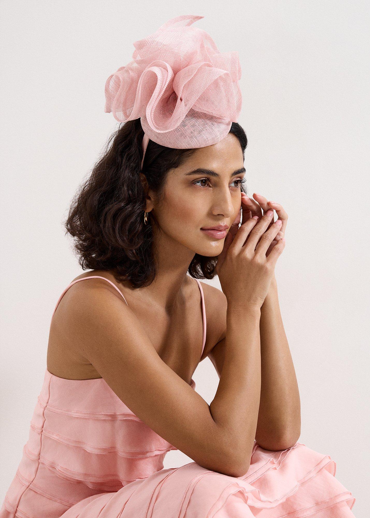 Ruffle Top Pillbox