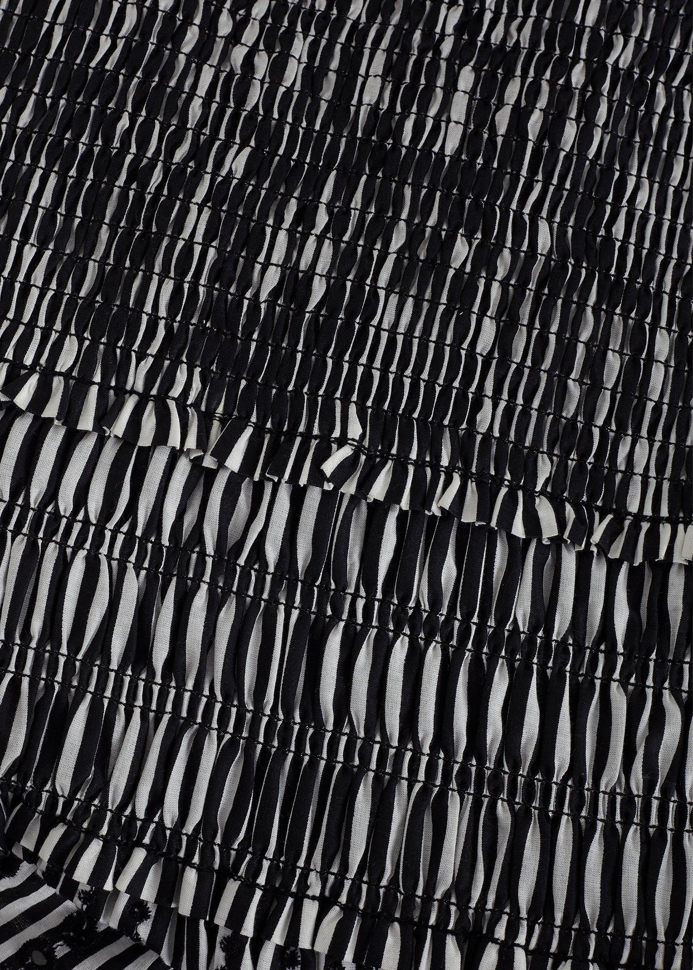 Chiara Black Stripe Dress