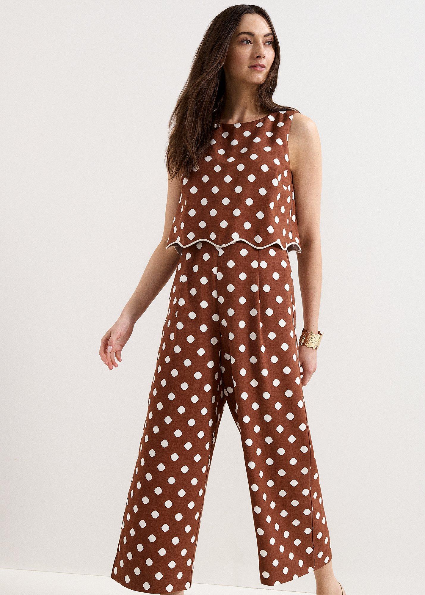 Alia Spot Jumpsuit