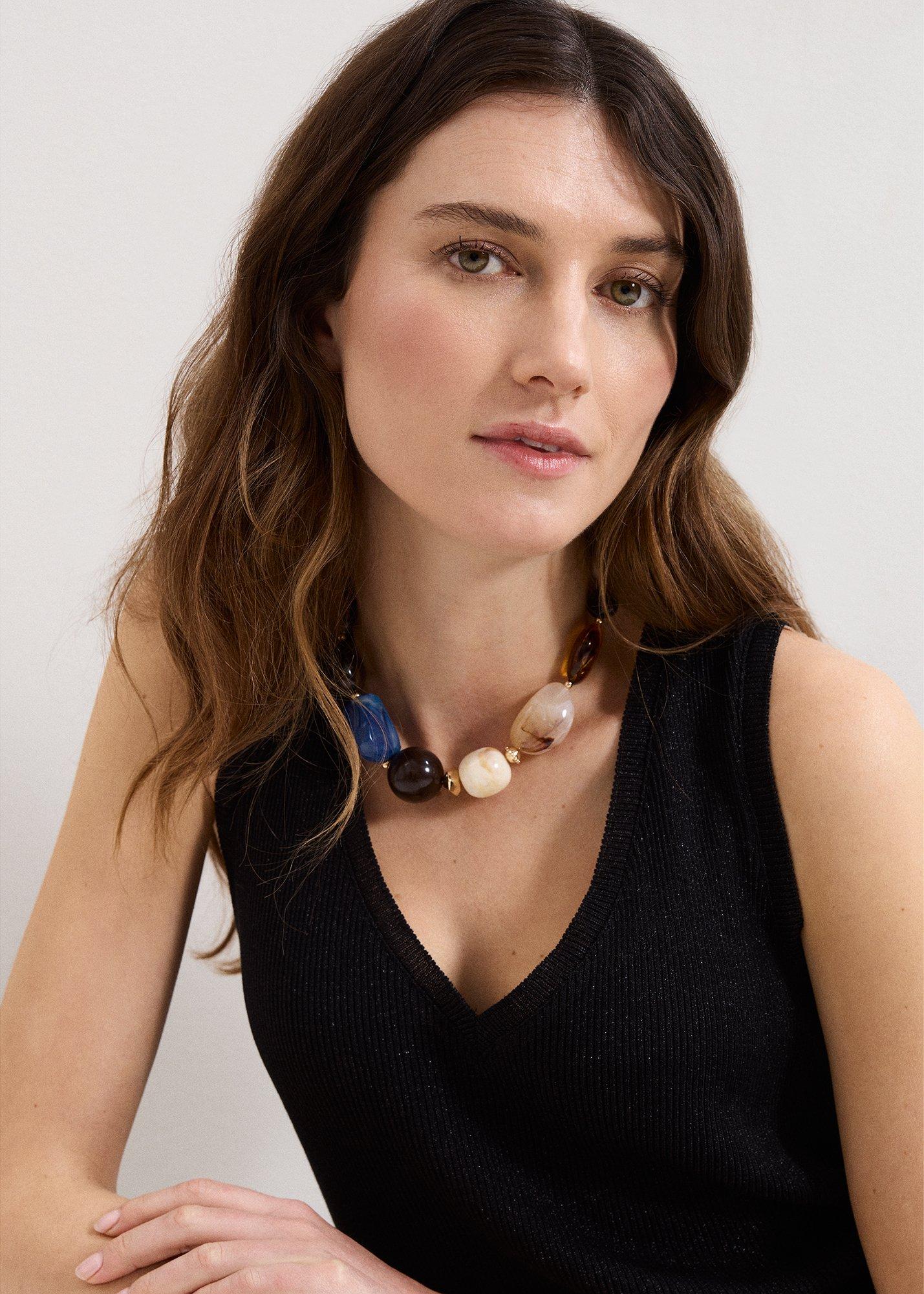 ${product-id}-Beaded Necklace-Brown-${view-type}