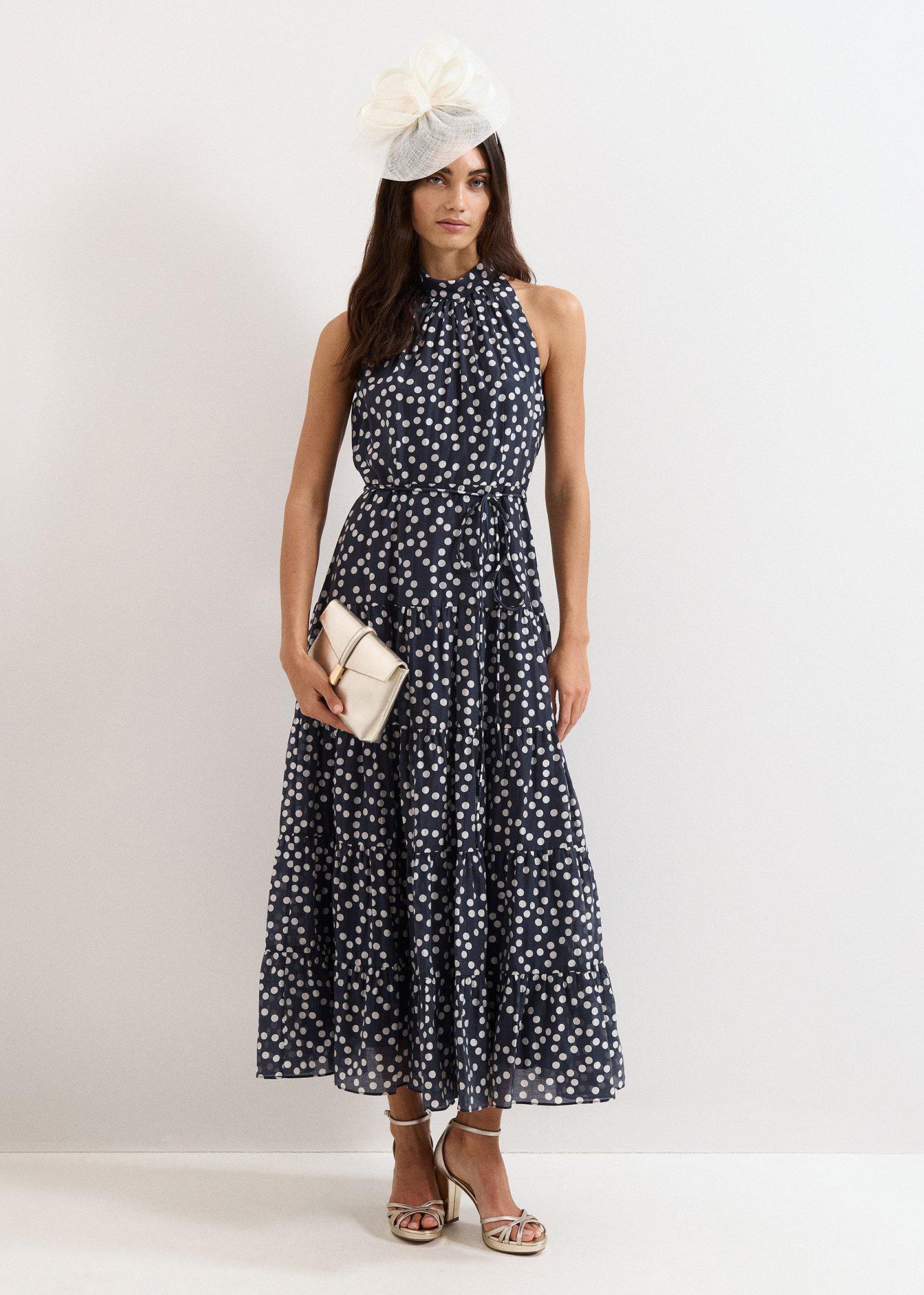 Nita Navy Spot Maxi