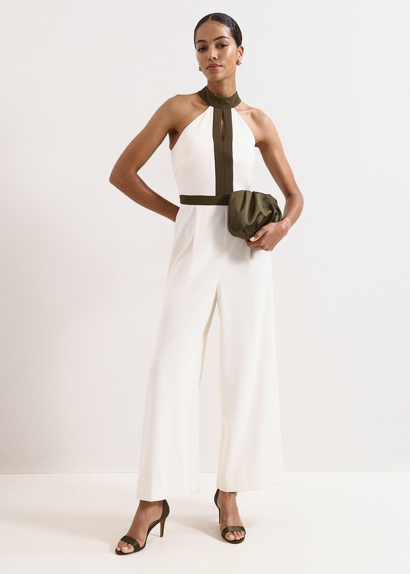 Monica Halter Neck Jumpsuit 