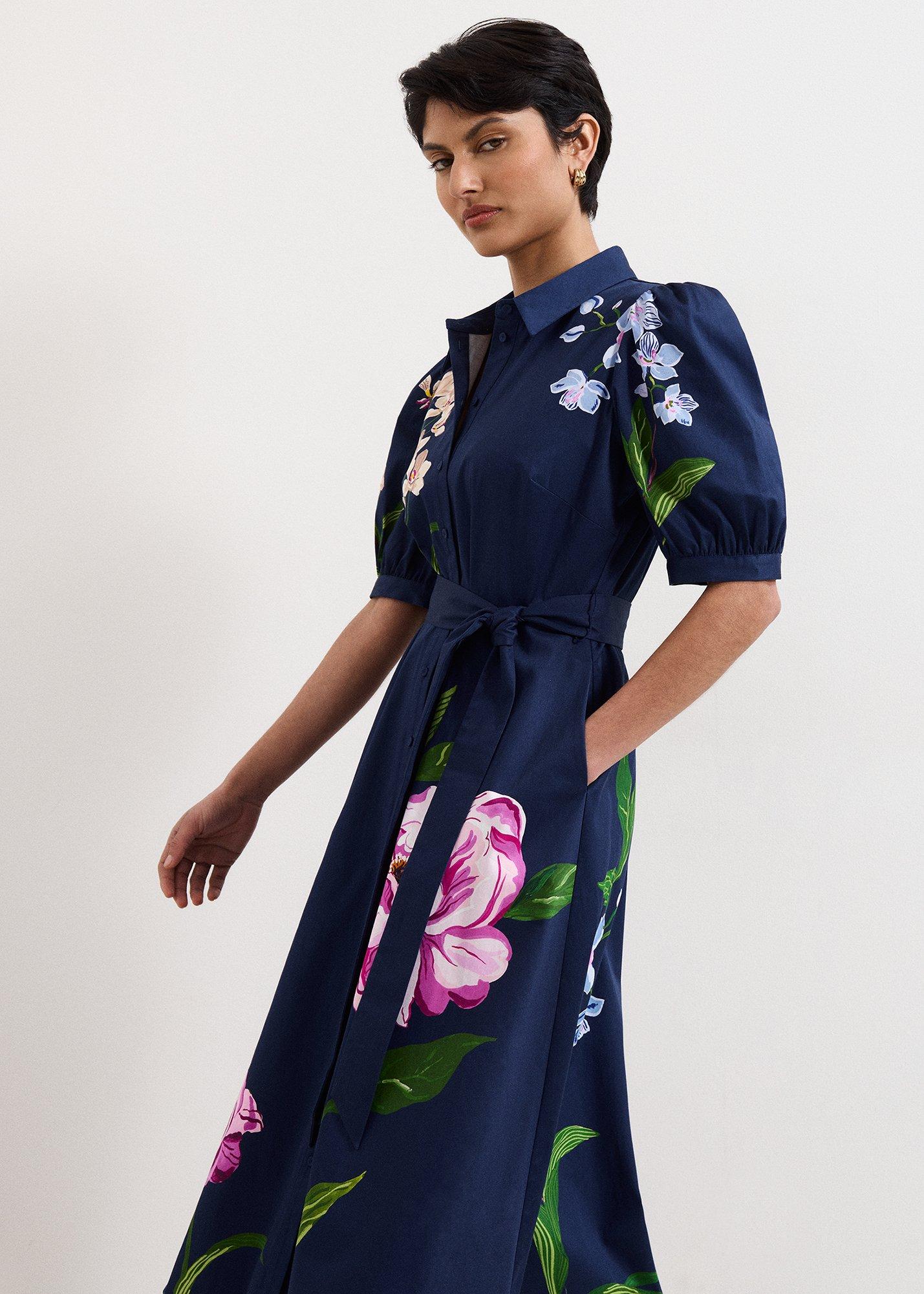 ${product-id}-Petite Kerrie Dress-Navy-${view-type}