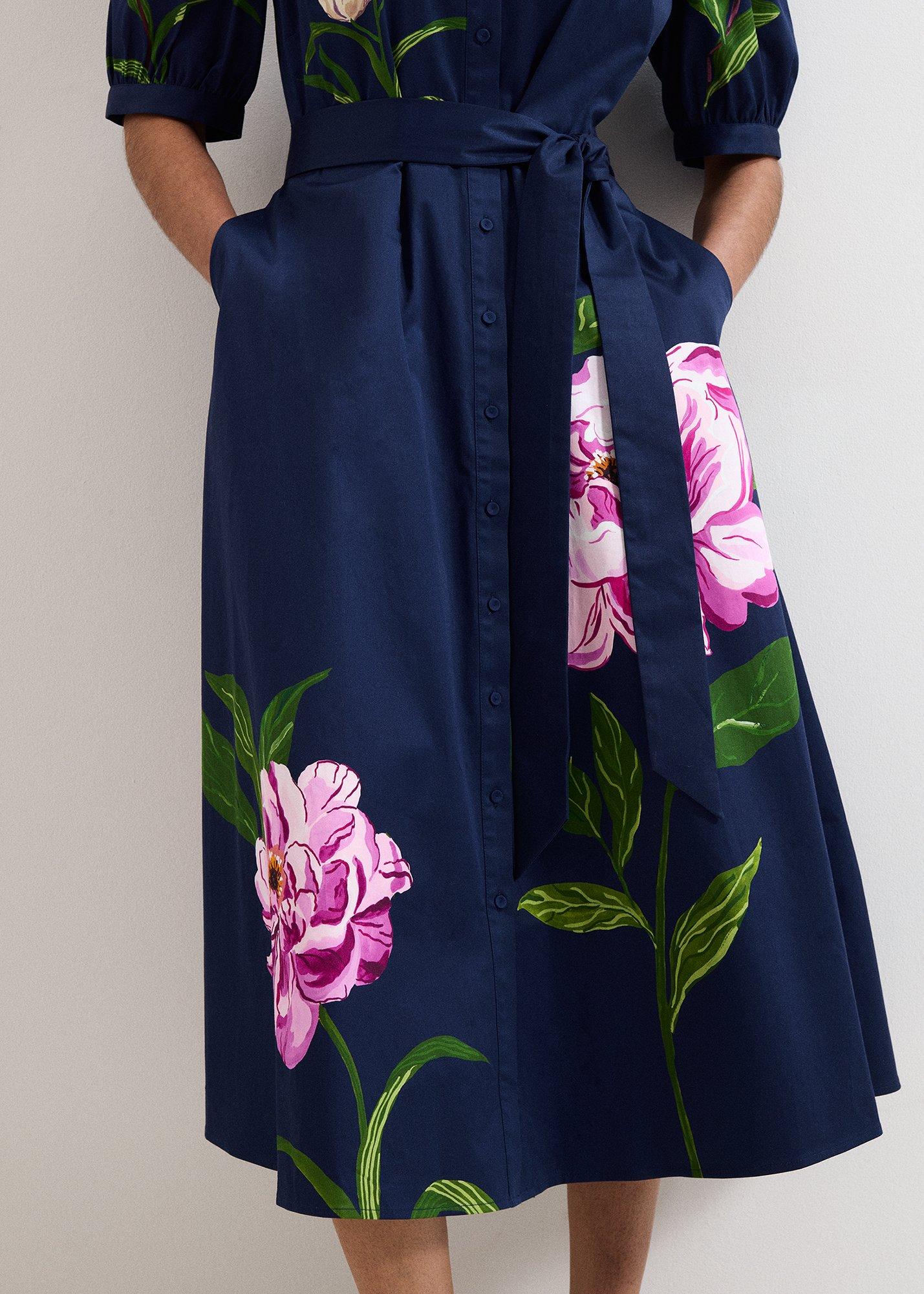 ${product-id}-Petite Kerrie Dress-Navy-${view-type}
