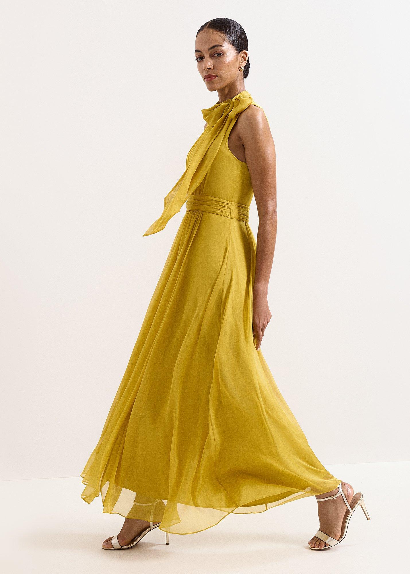 ${product-id}-Blaise Silk Dress-Yellow-${view-type}