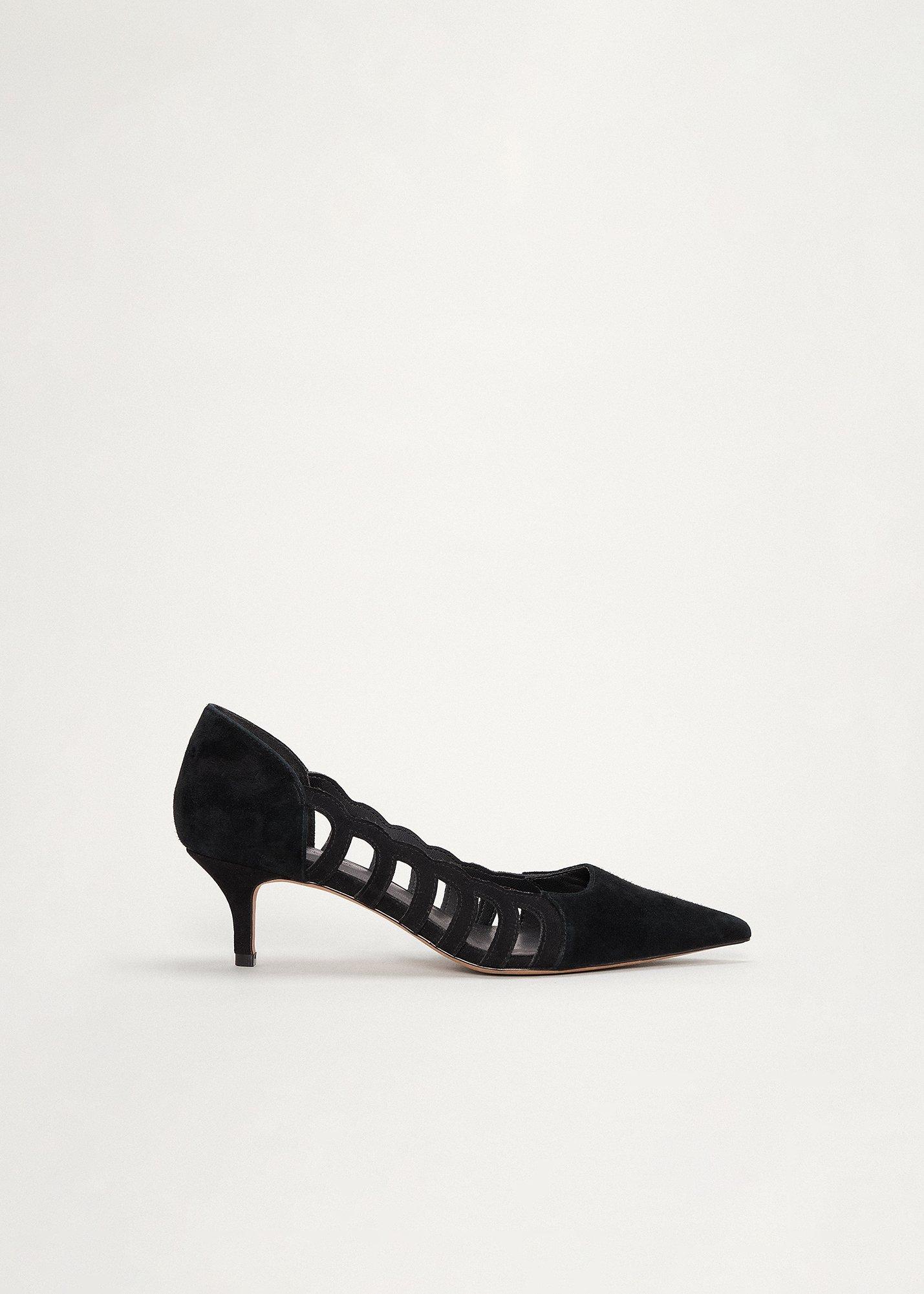 Suede Court Shoe