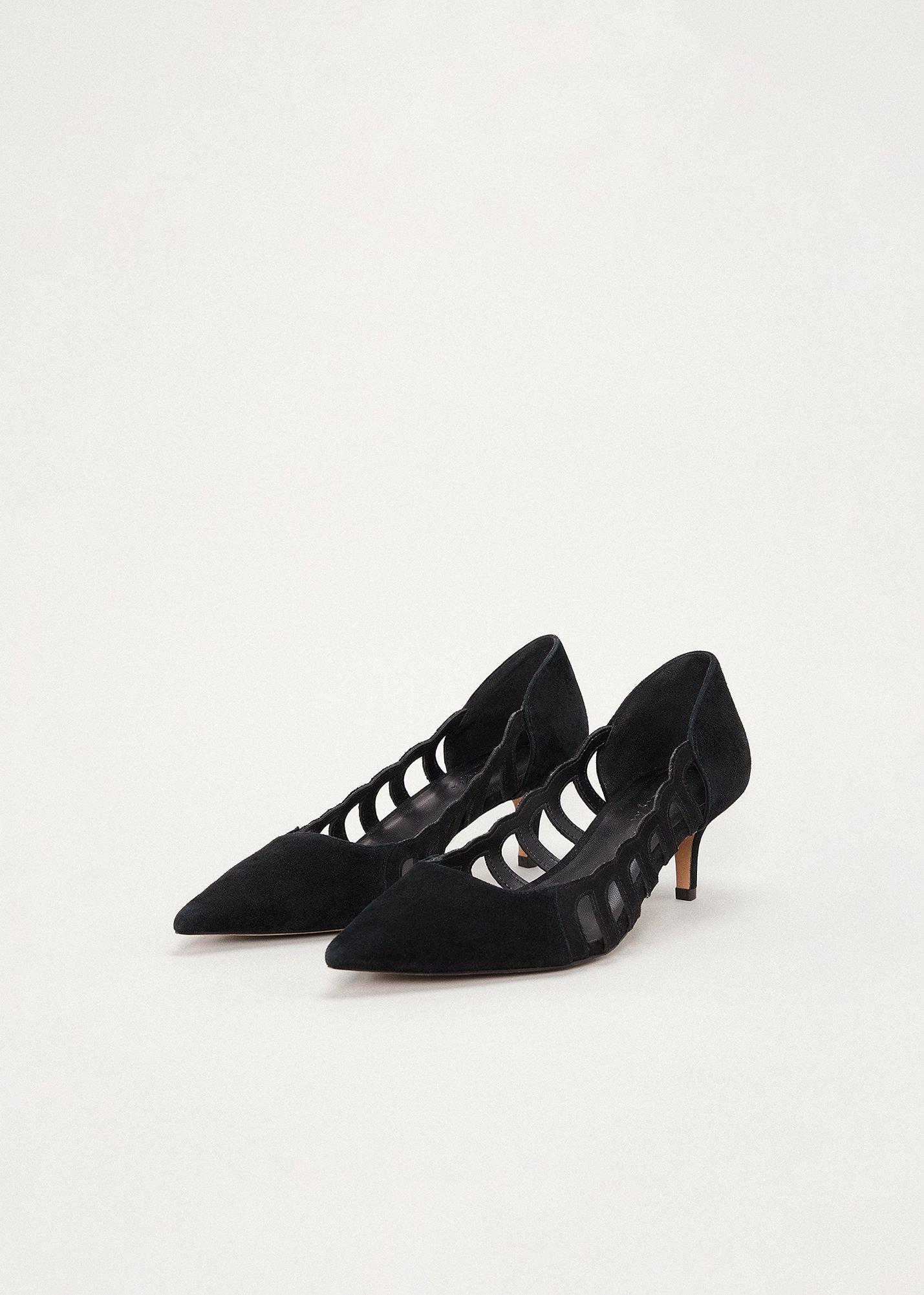 Suede Court Shoe
