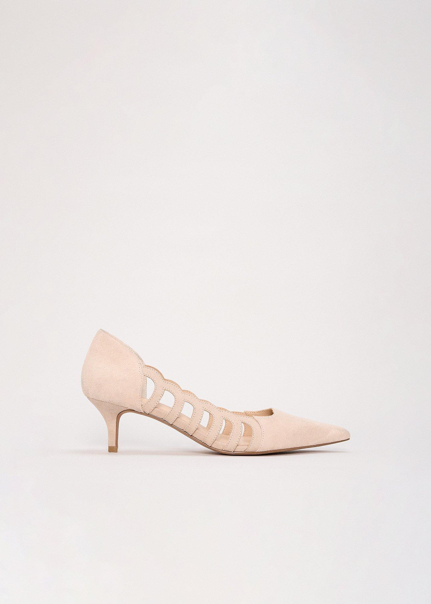 Suede Court Shoe