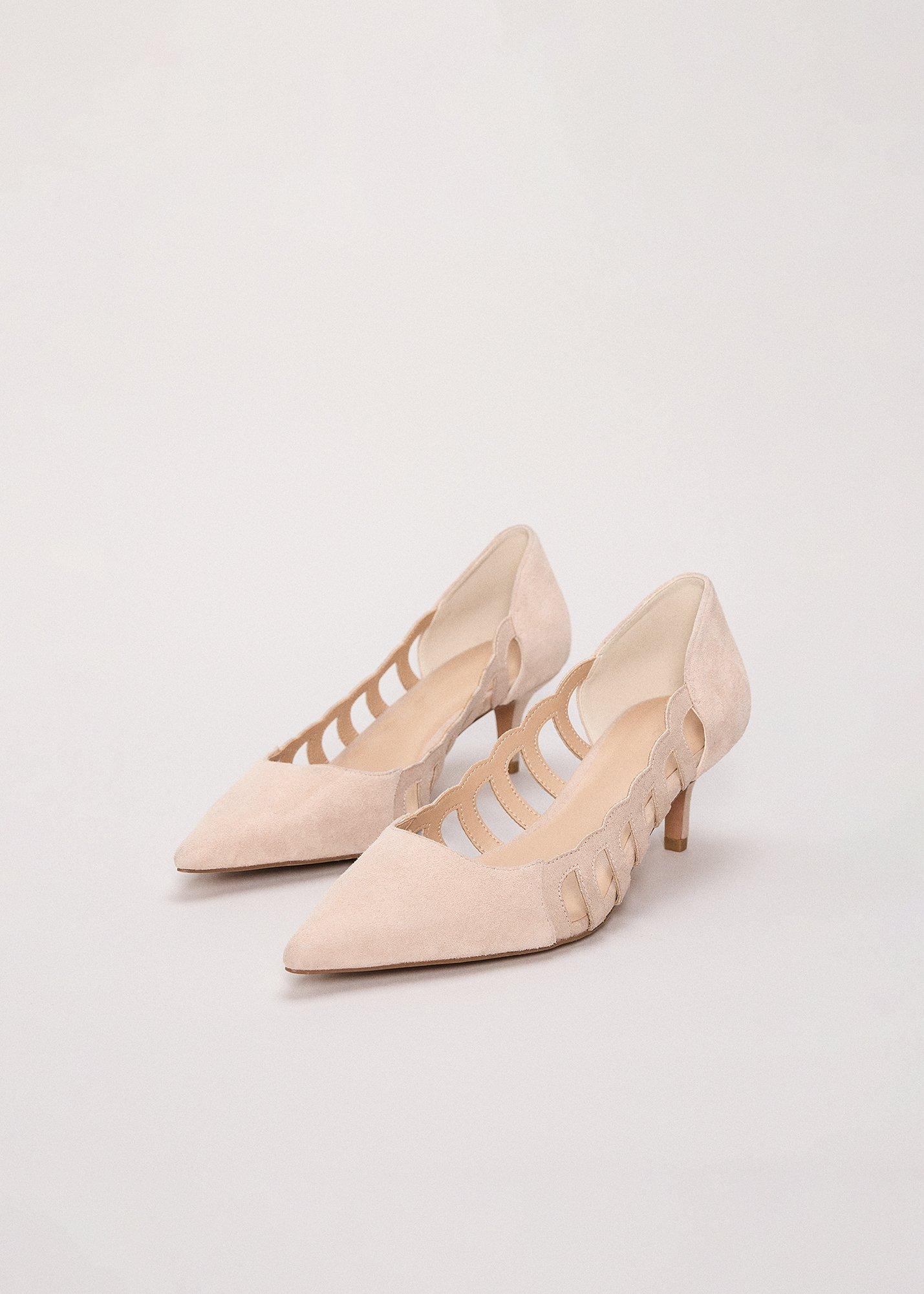 Suede Court Shoe