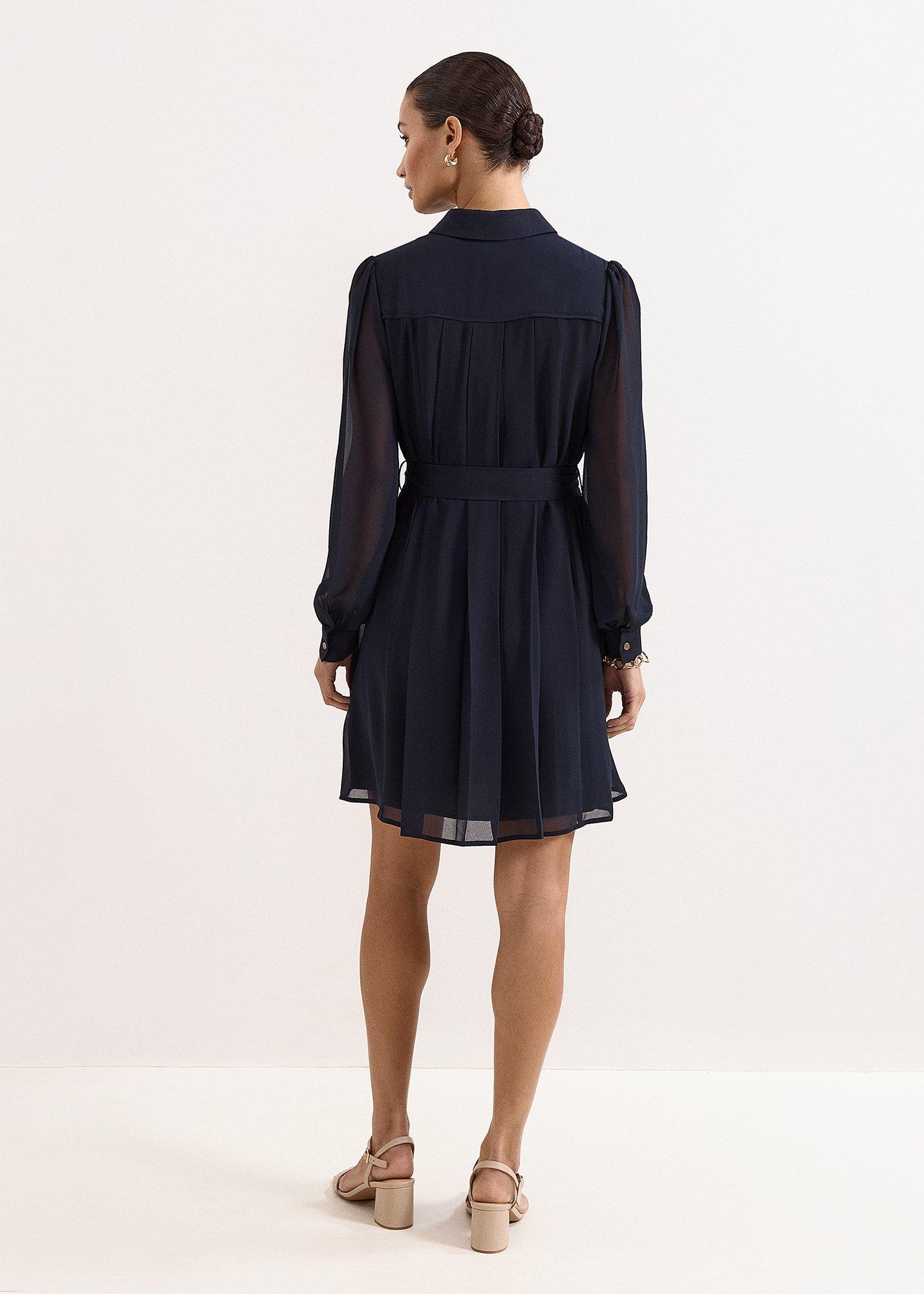 Lottie Short Pleat Mini Dress