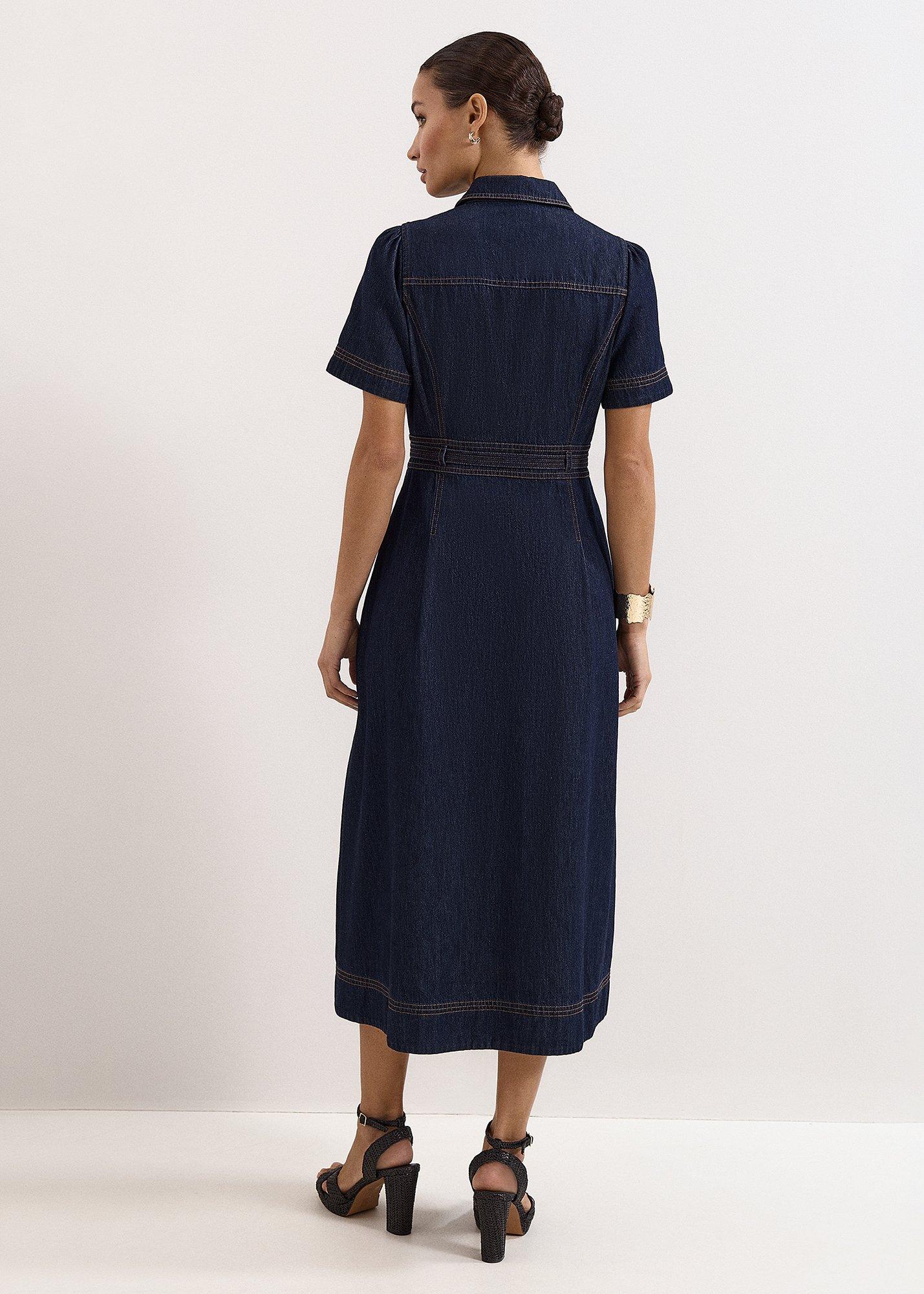 Aven Denim Midi Dress