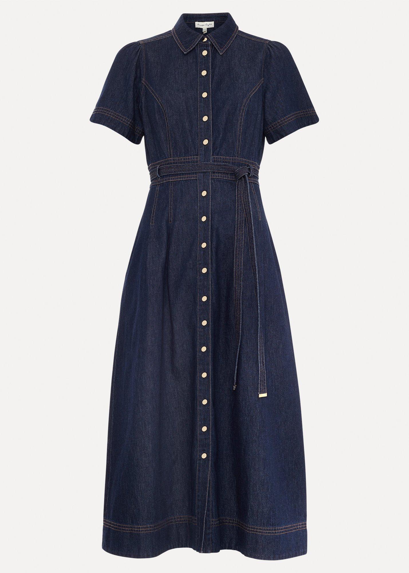 Aven Denim Midi Dress