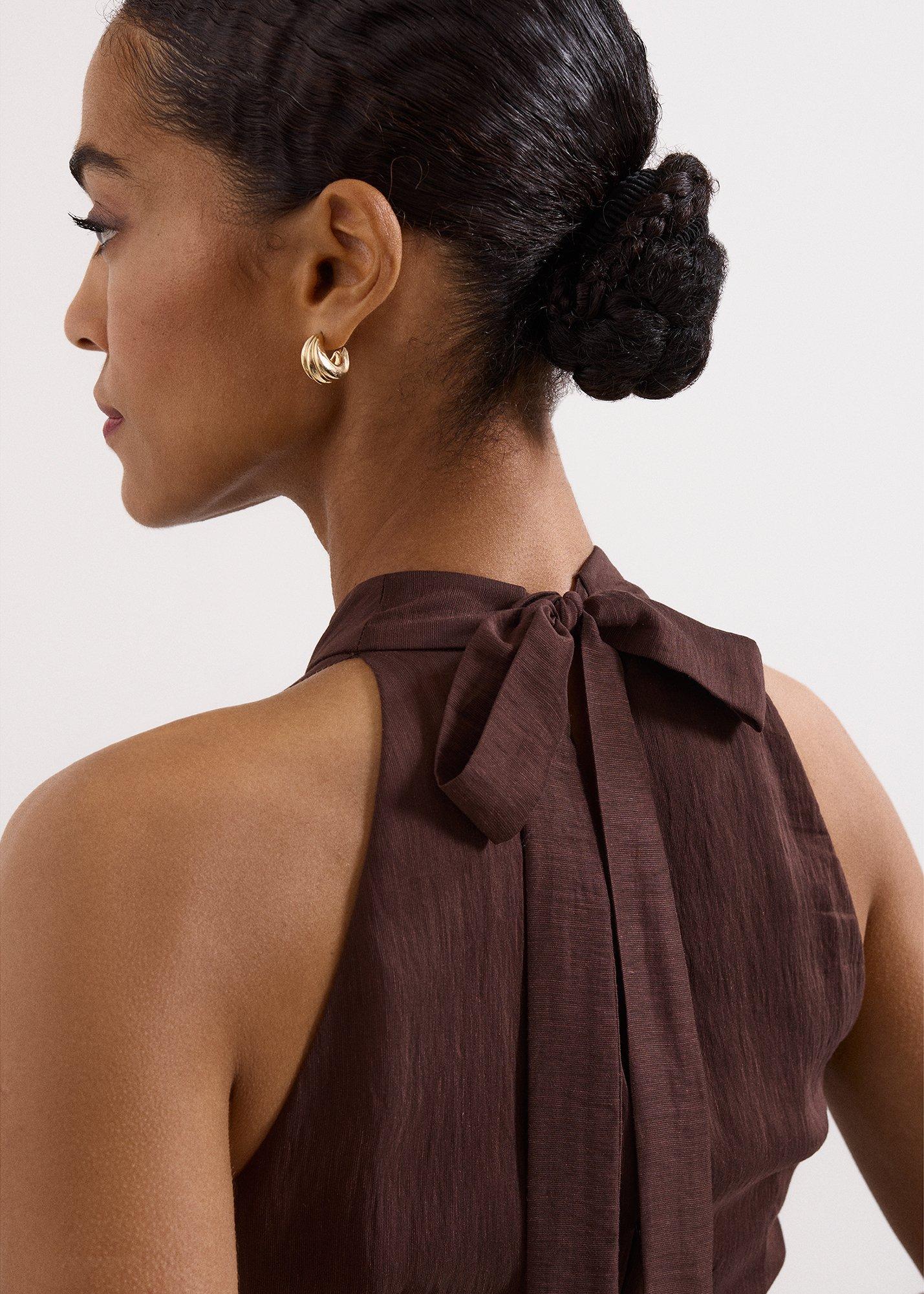 ${product-id}-Petite Nita Dress-Brown-${view-type}