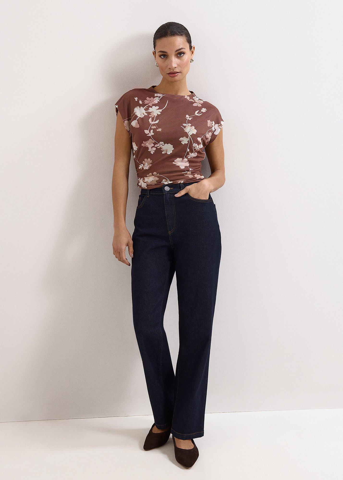 Kezia Mesh Printed Top