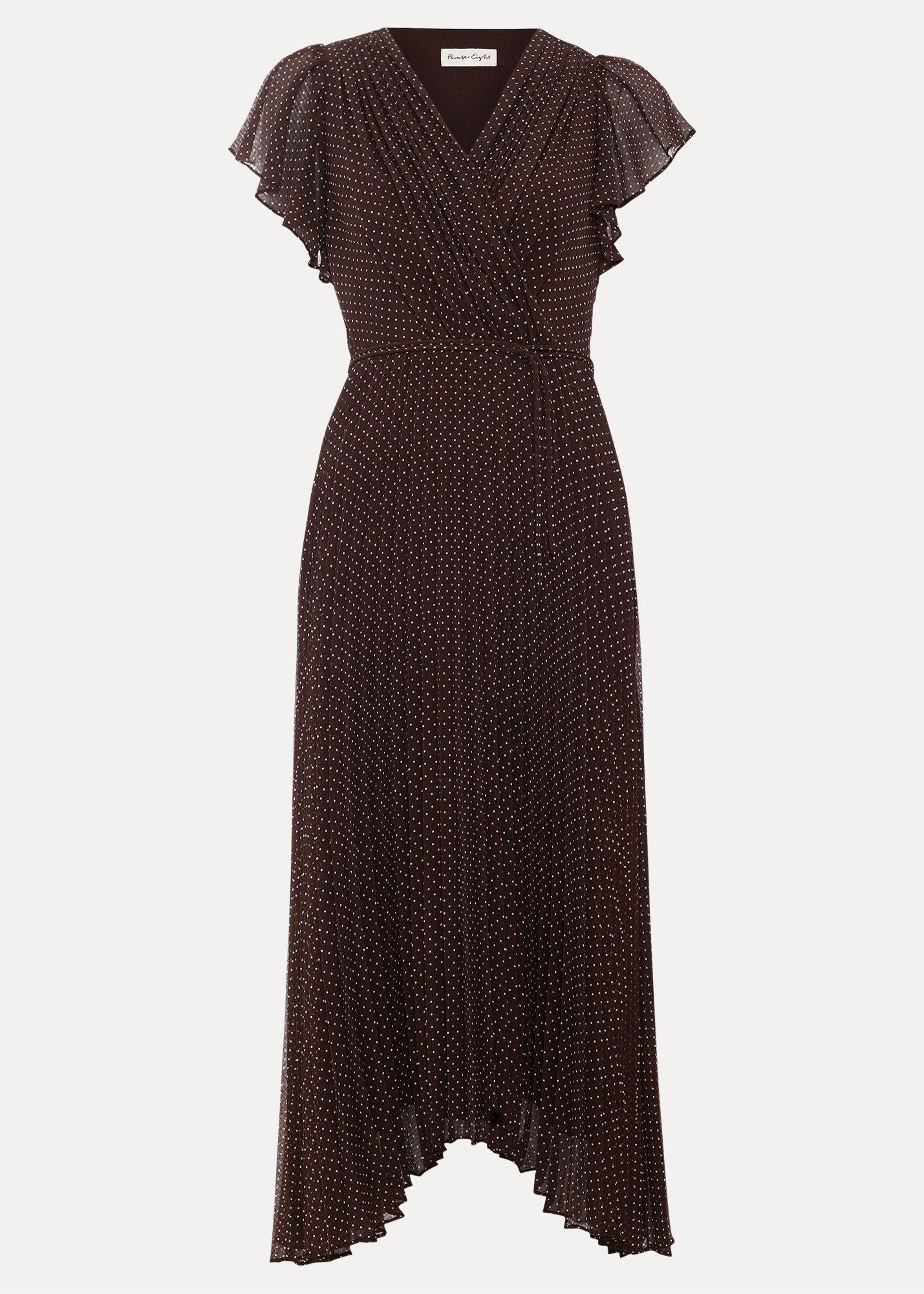 petite-louisa-pin-spot-wrap-dress