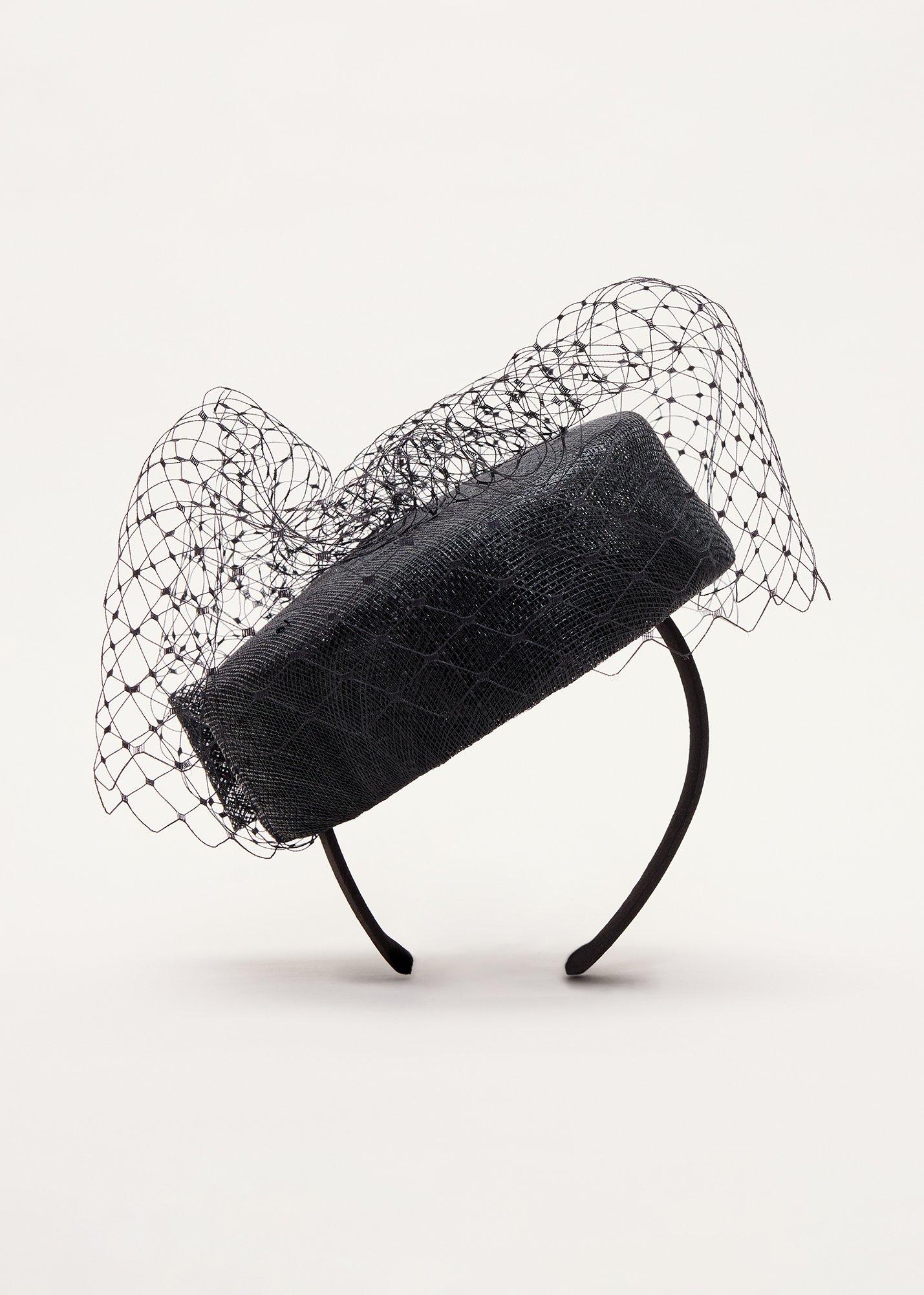 Veiled Pillbox Fascinator