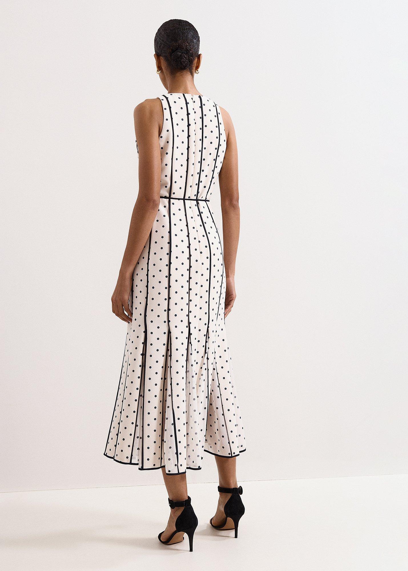 Kimberly Spot Midi Dress
