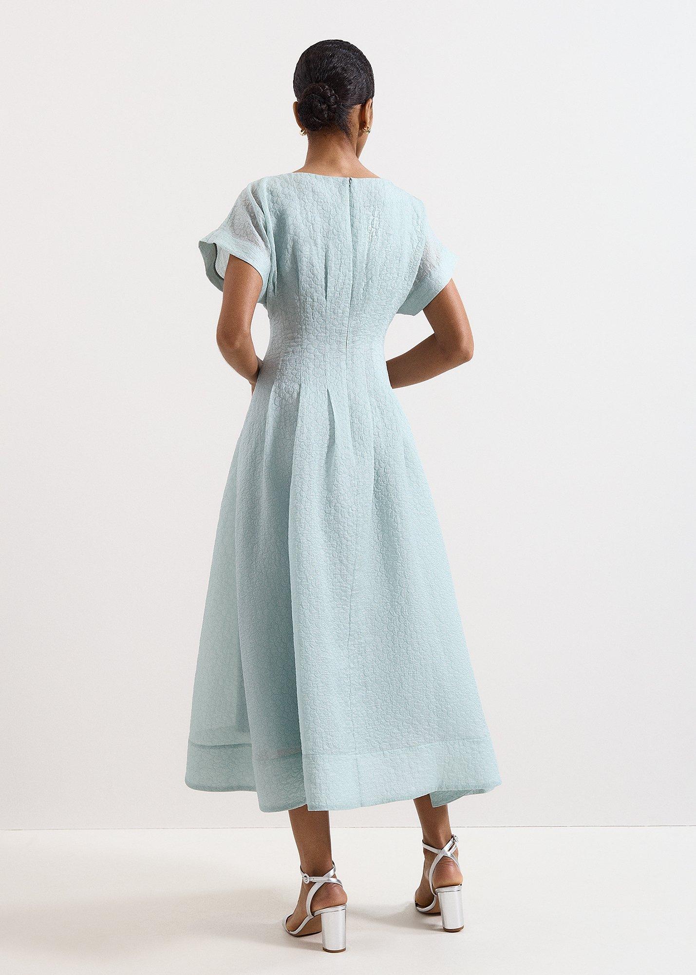 Laya Textured Midi Dress 