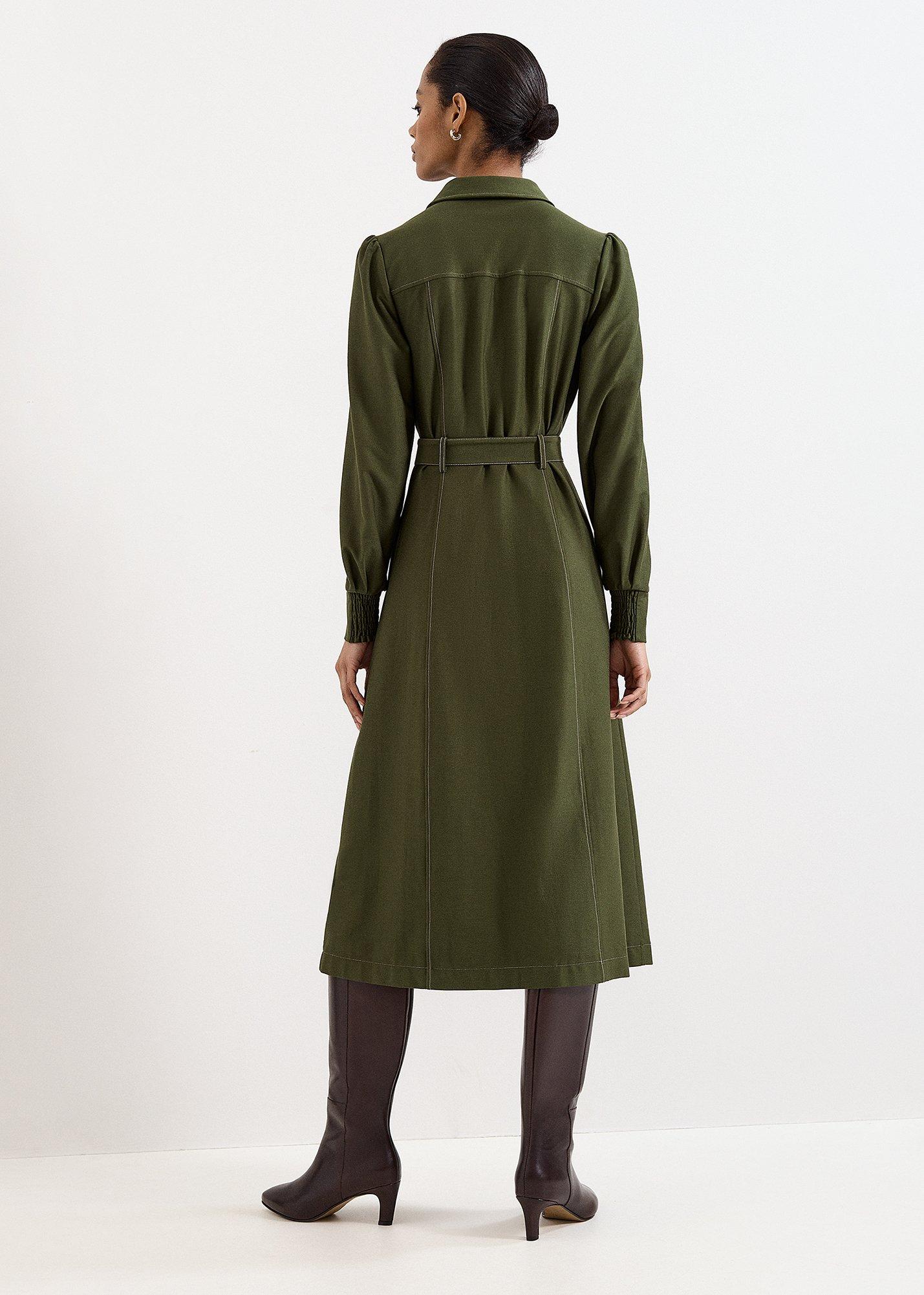 Avenly Ponte Shirt Mini Dress