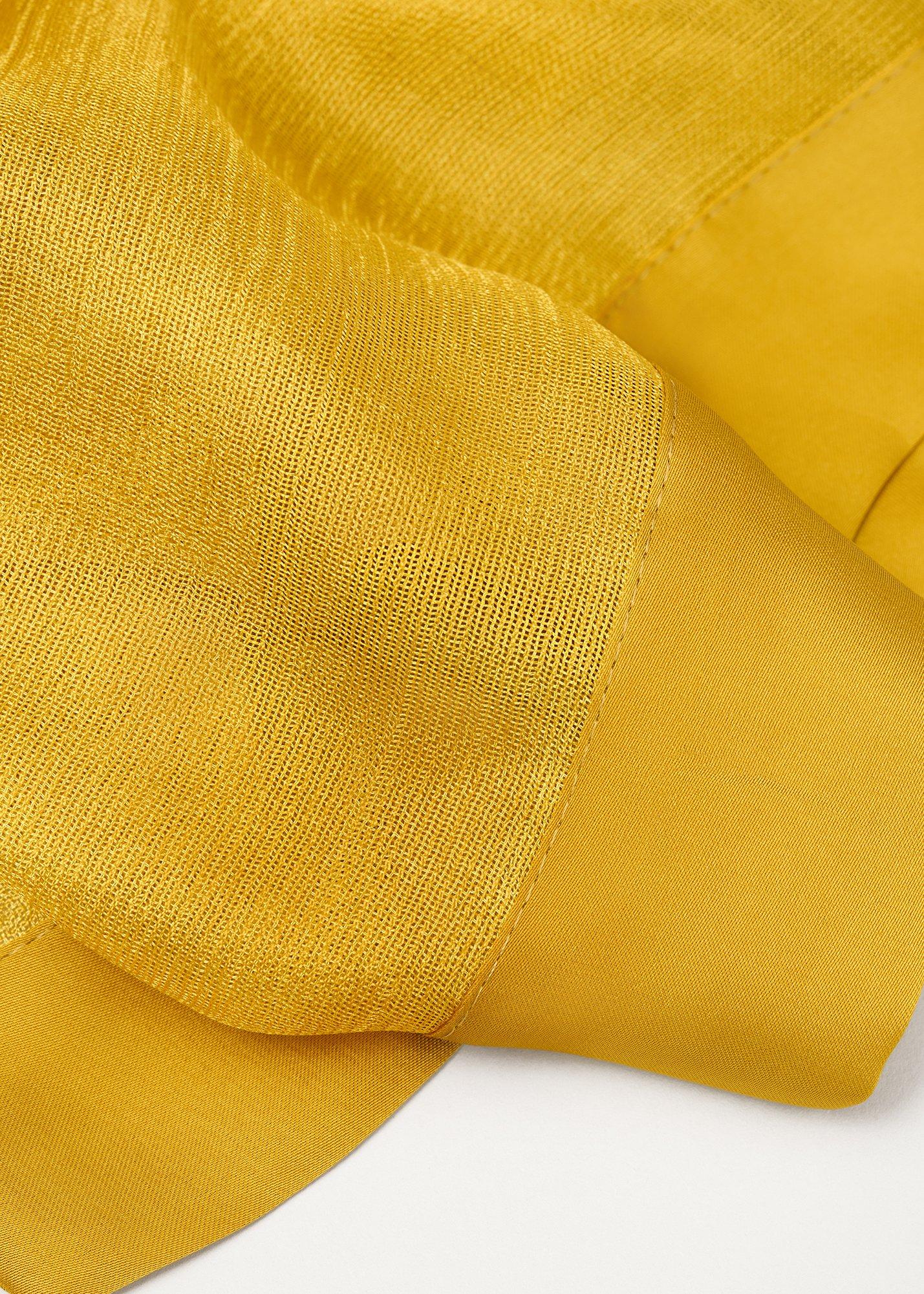 Satin Trim Scarf