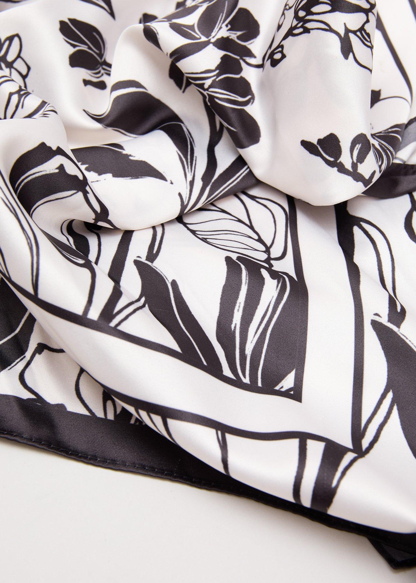 Annika Floral Square Scarf