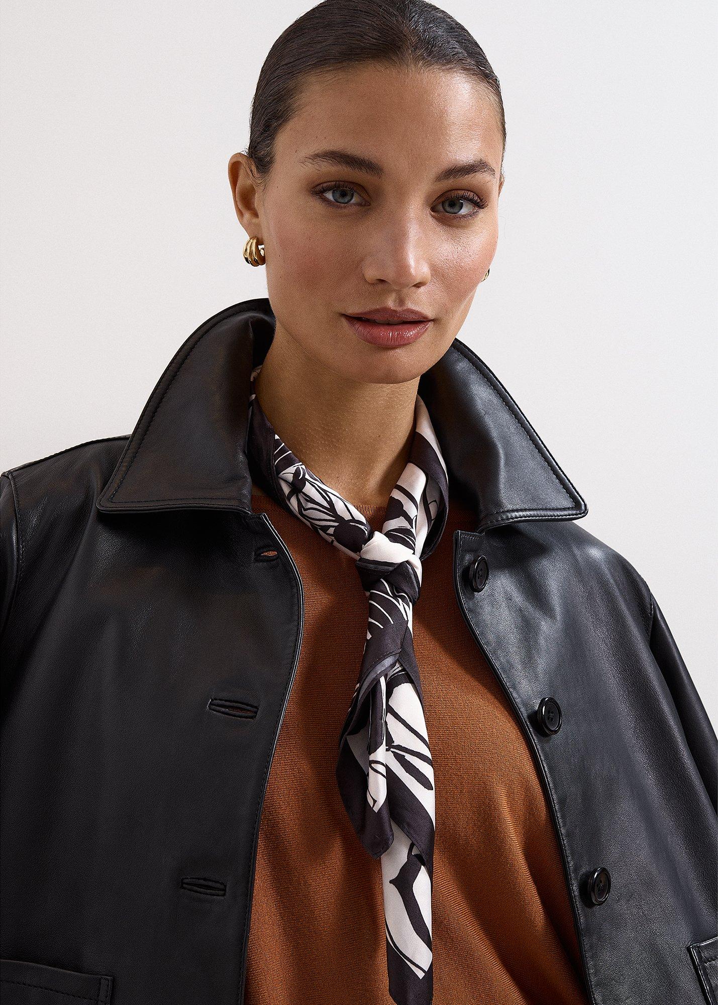Annika Floral Square Scarf