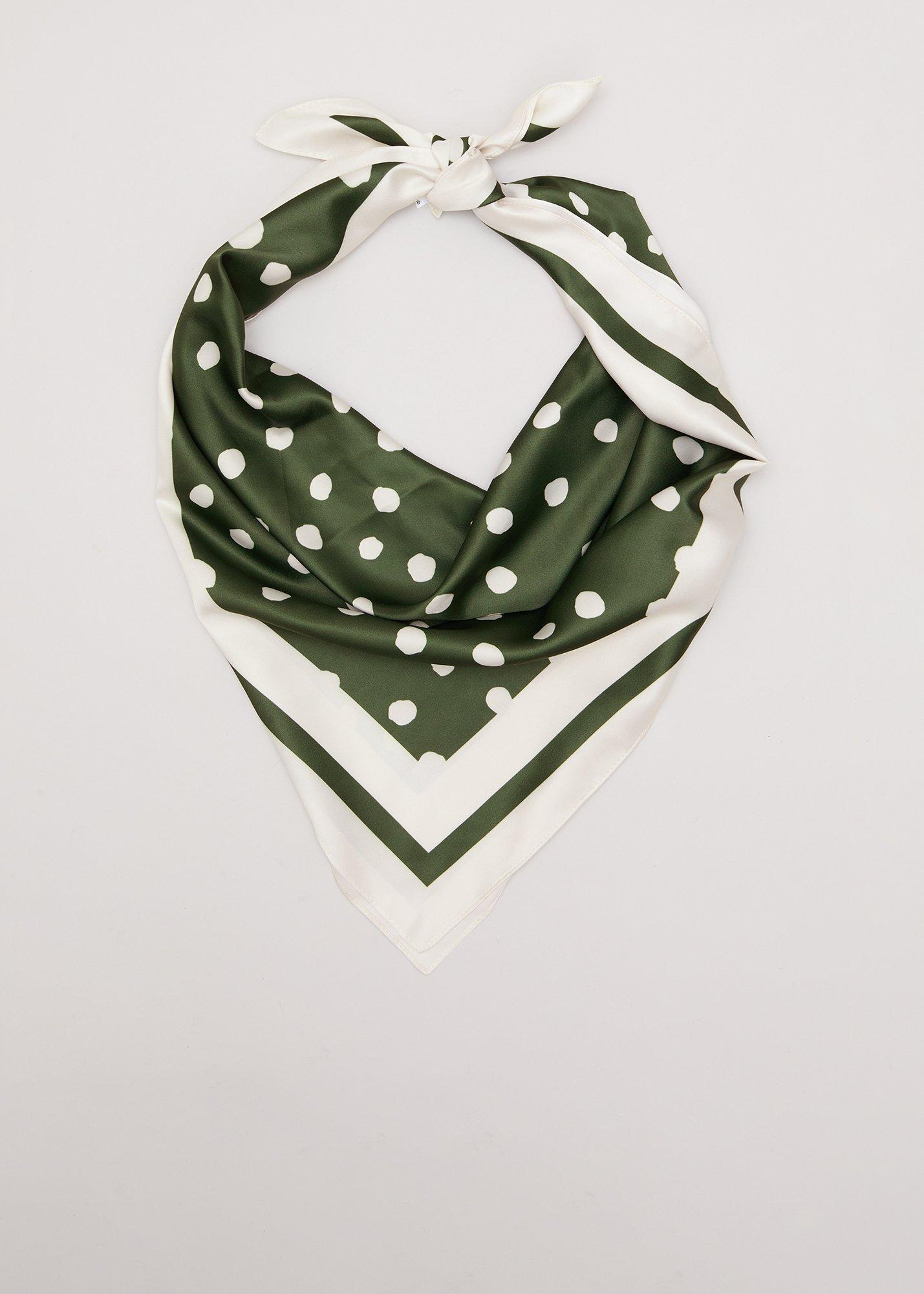 Spot Square Scarf