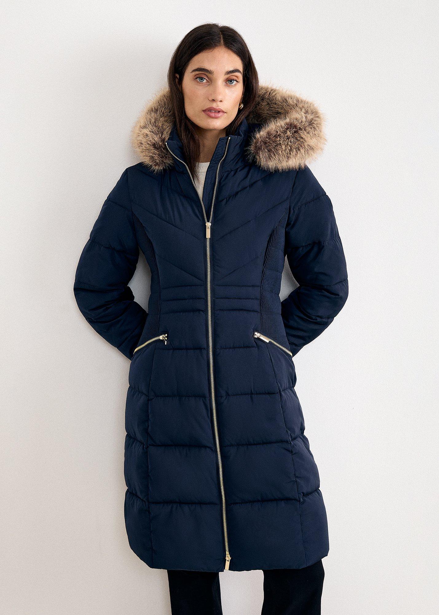 Amber Midi Puffer Coat 