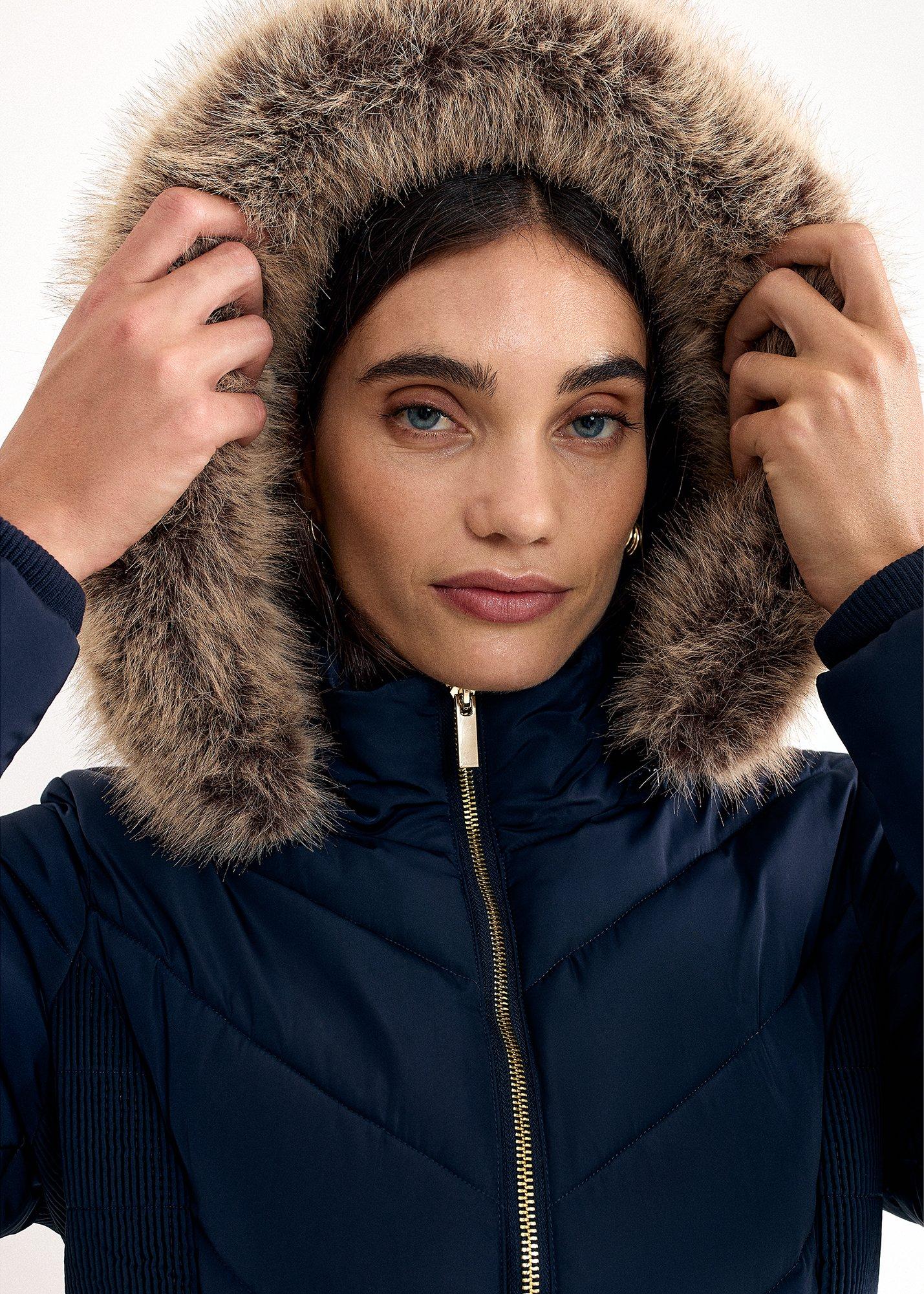 Amber Midi Puffer Coat 