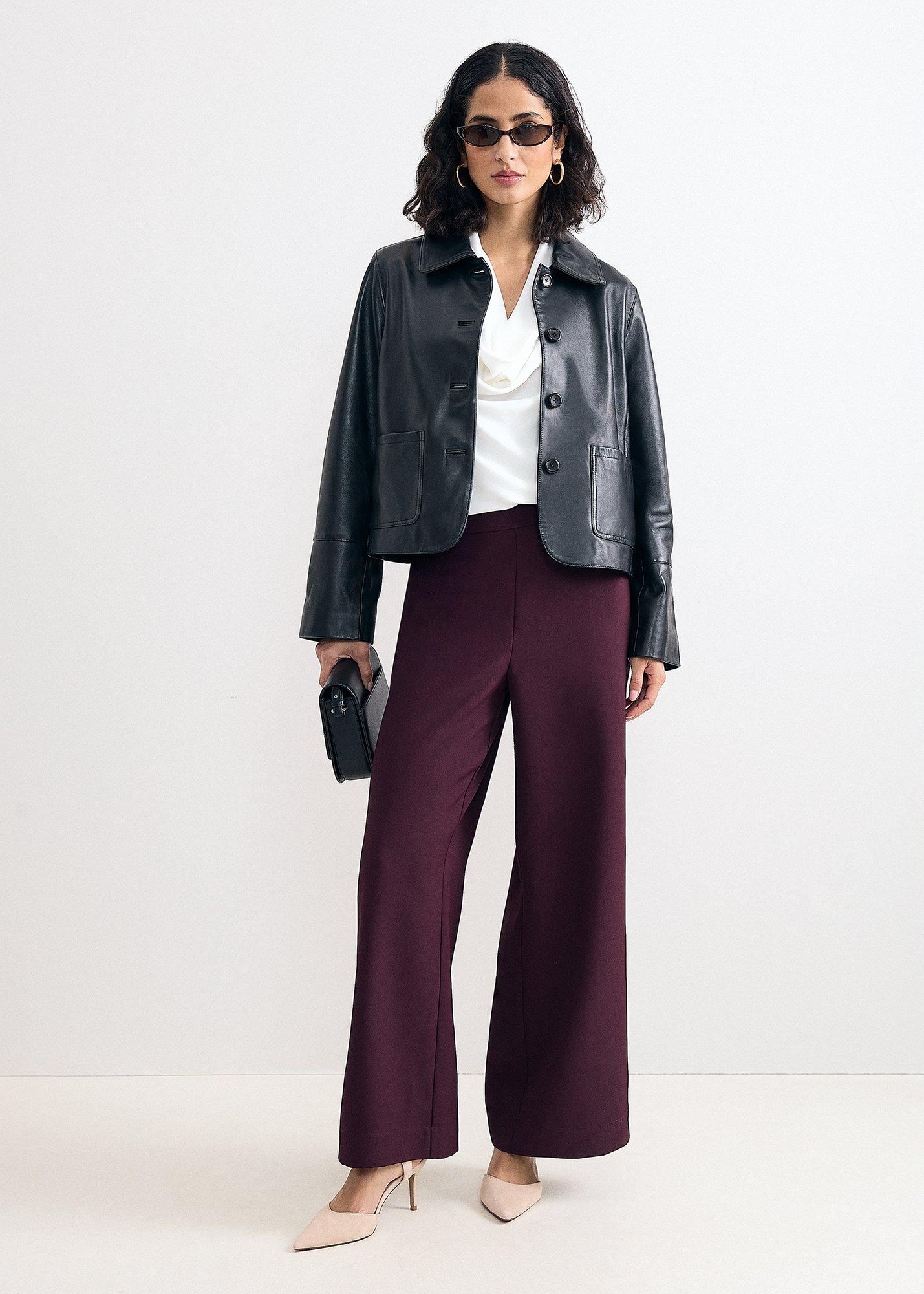 Petite Seren Wide Leg Trousers