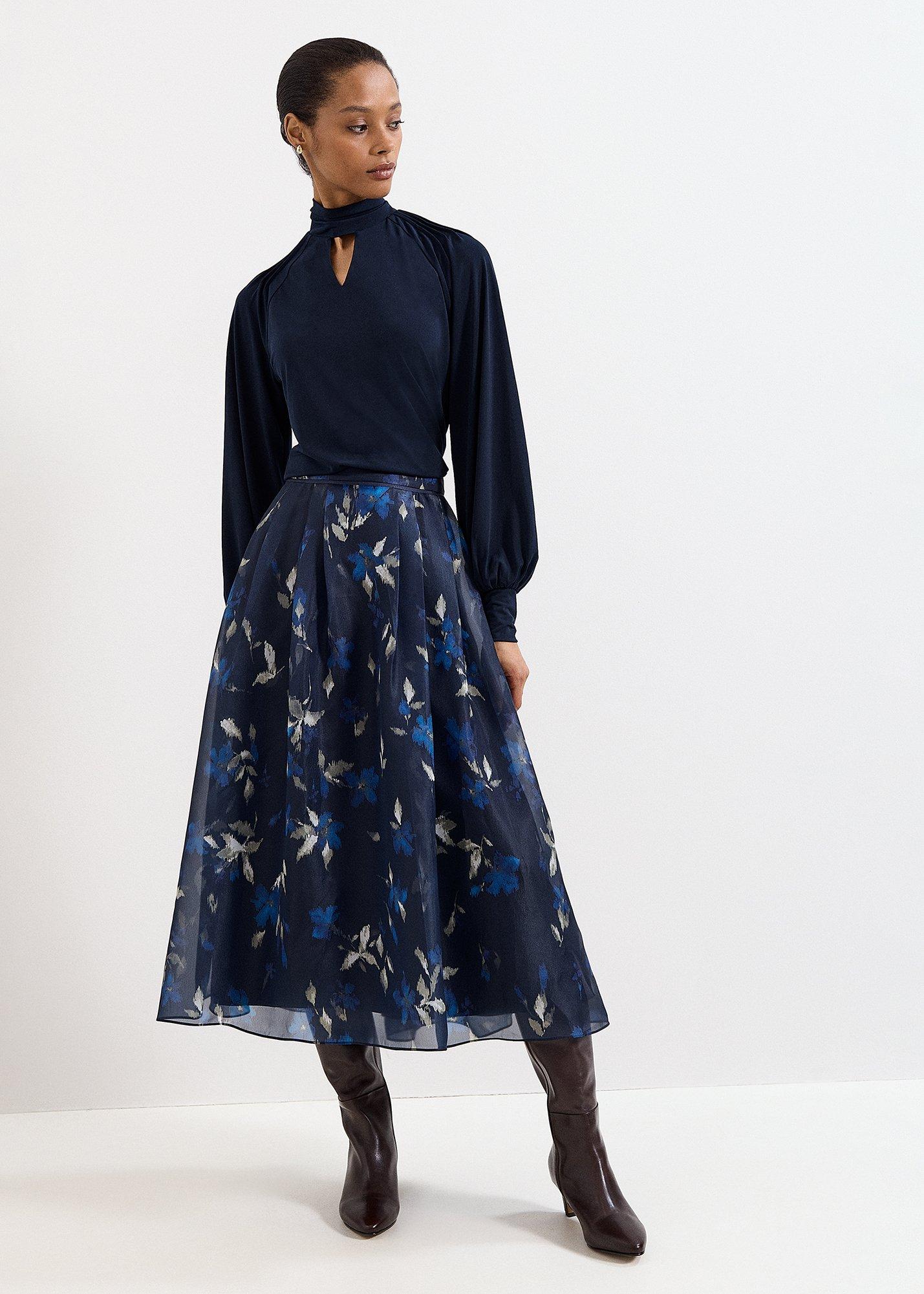marella-floral-pleated-midi-skirt