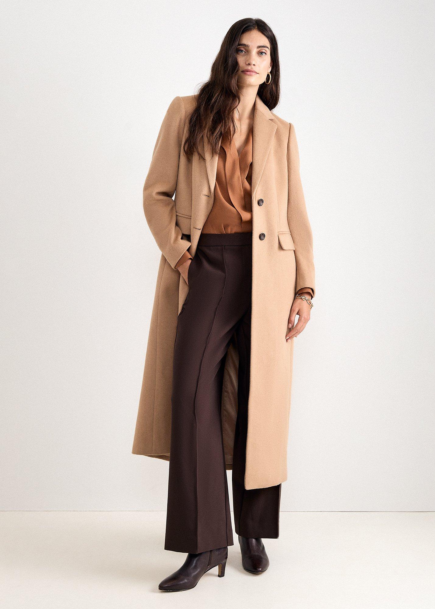 Lydia Button Maxi Coat