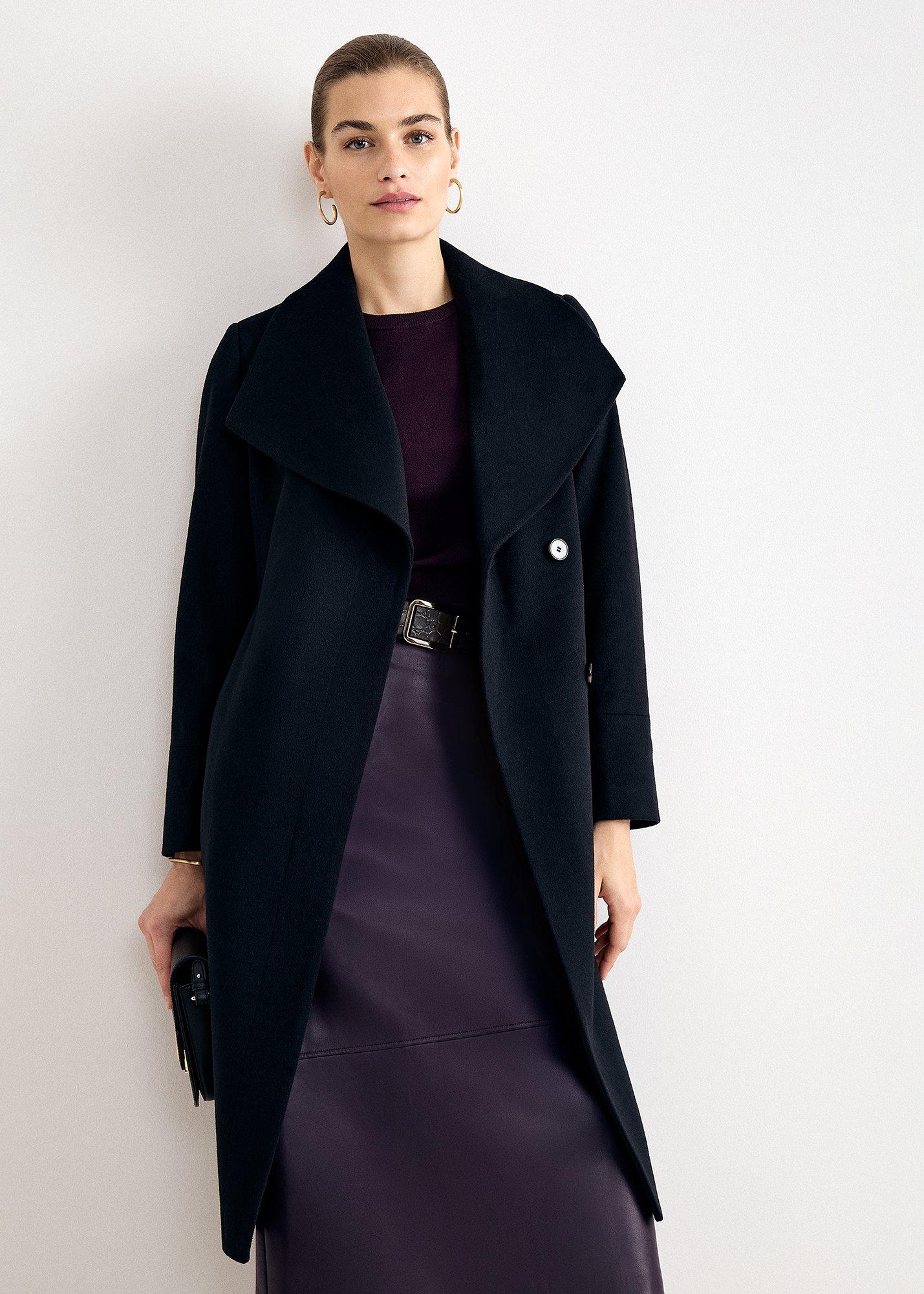 Nicci Belted Wool Coat