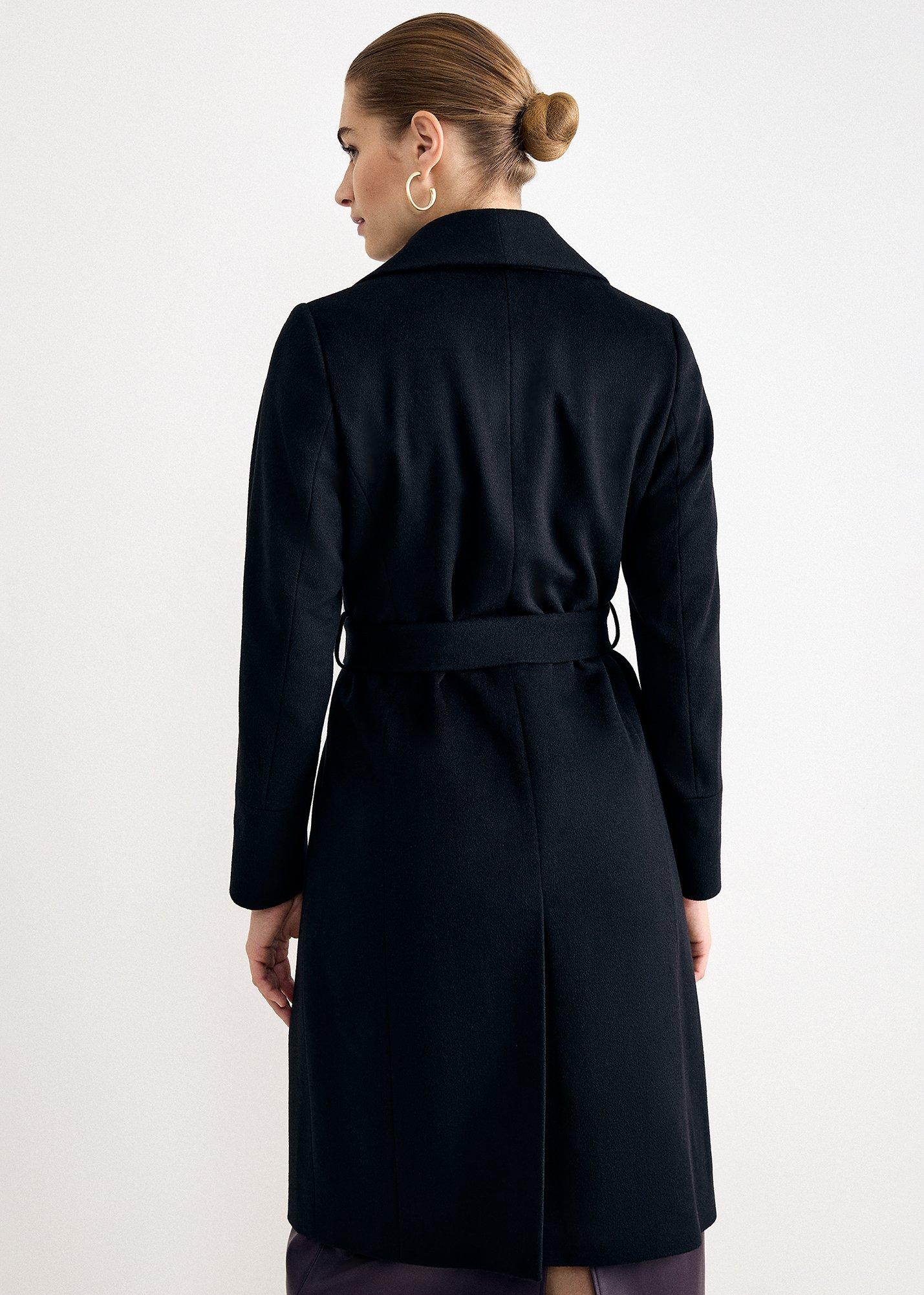 Nicci Belted Wool Coat