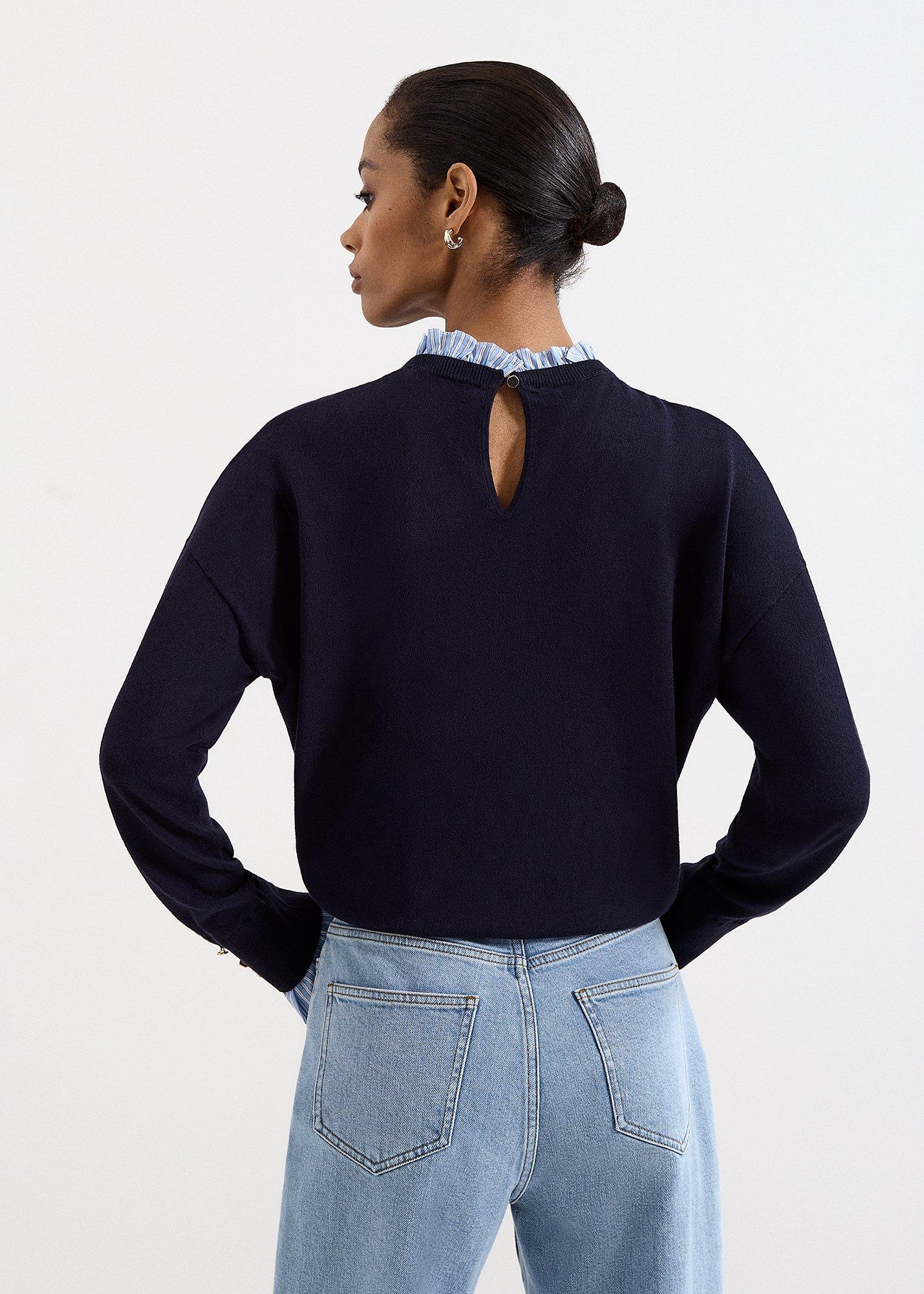 Jenna Navy Stripe Jumper