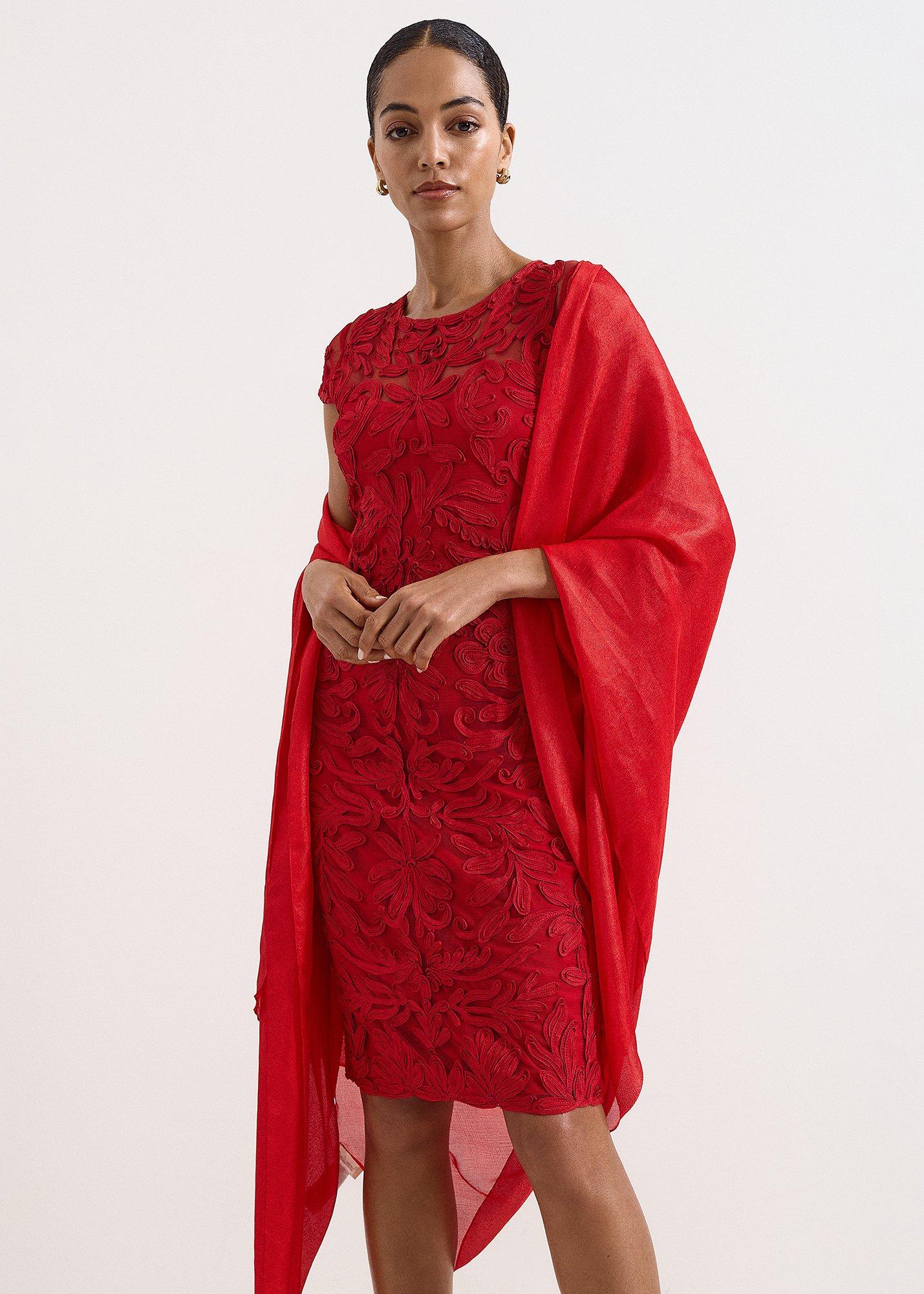 ${product-id}-Emmi Tapework Dress-Red-${view-type}