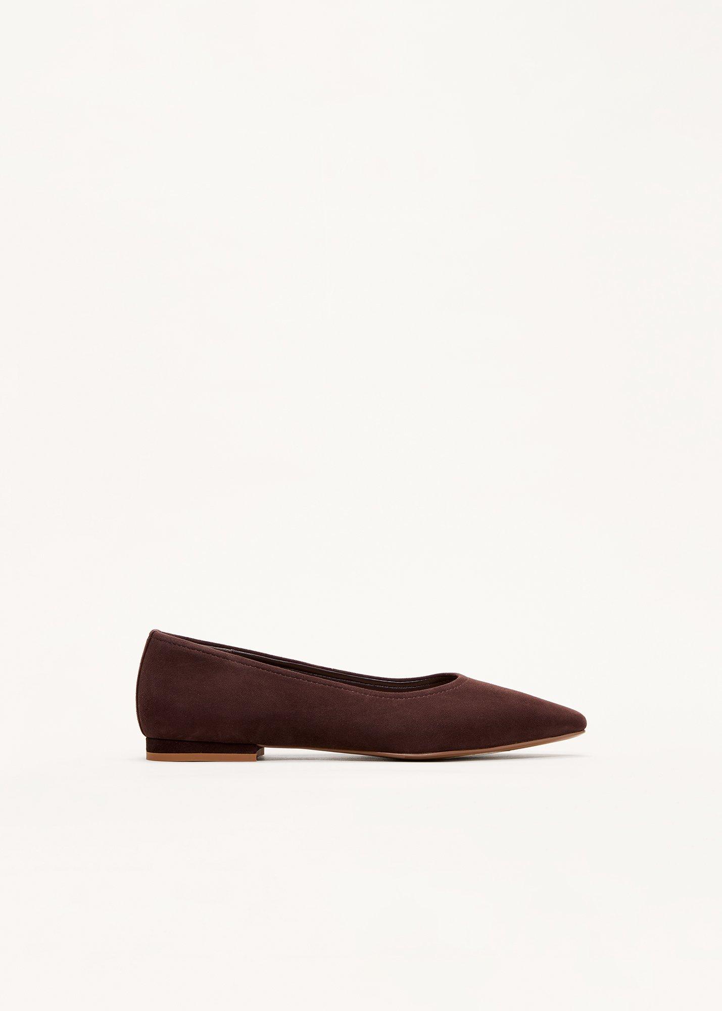 Suede Ballet Pumps 