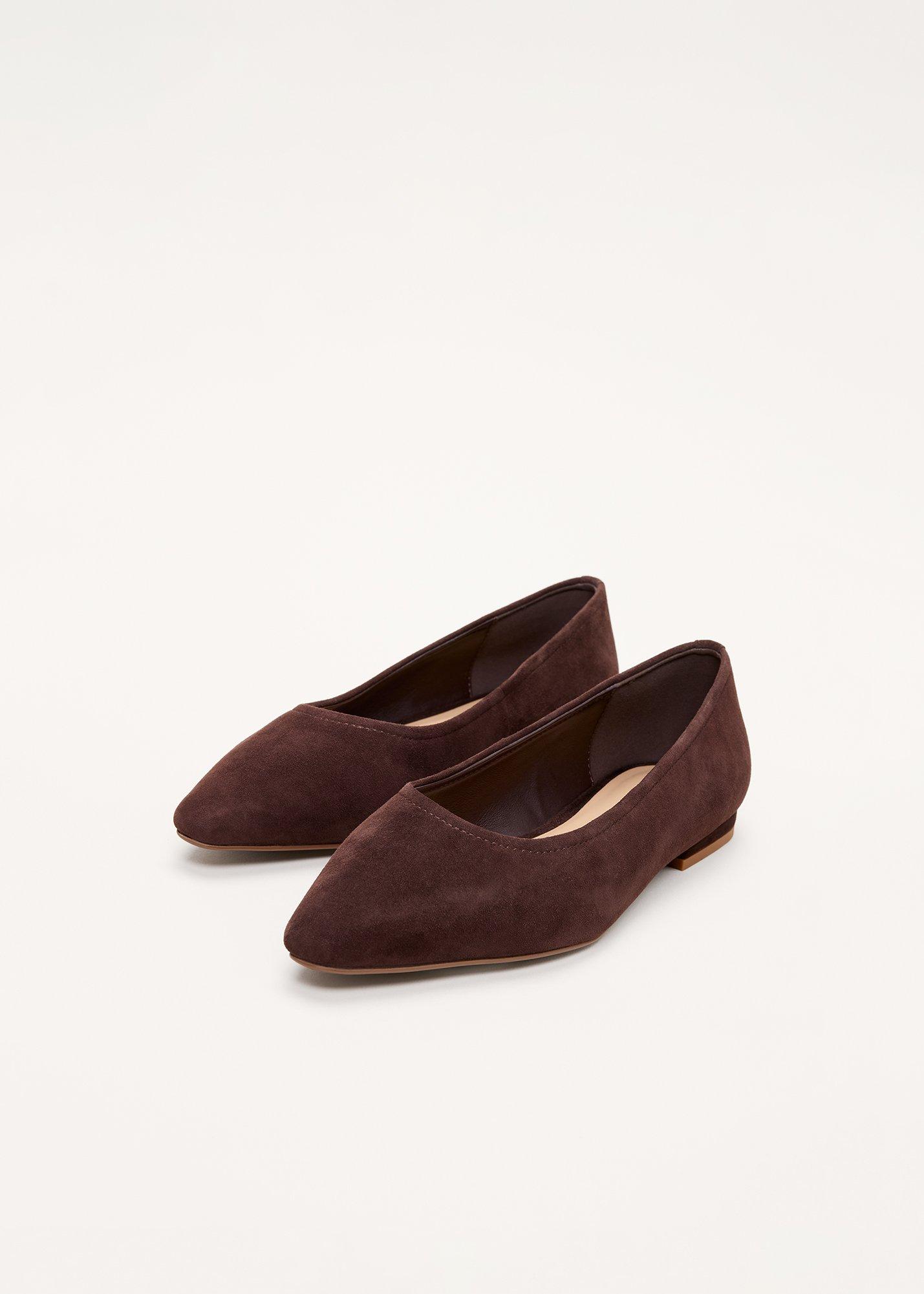 Suede Ballet Pumps 