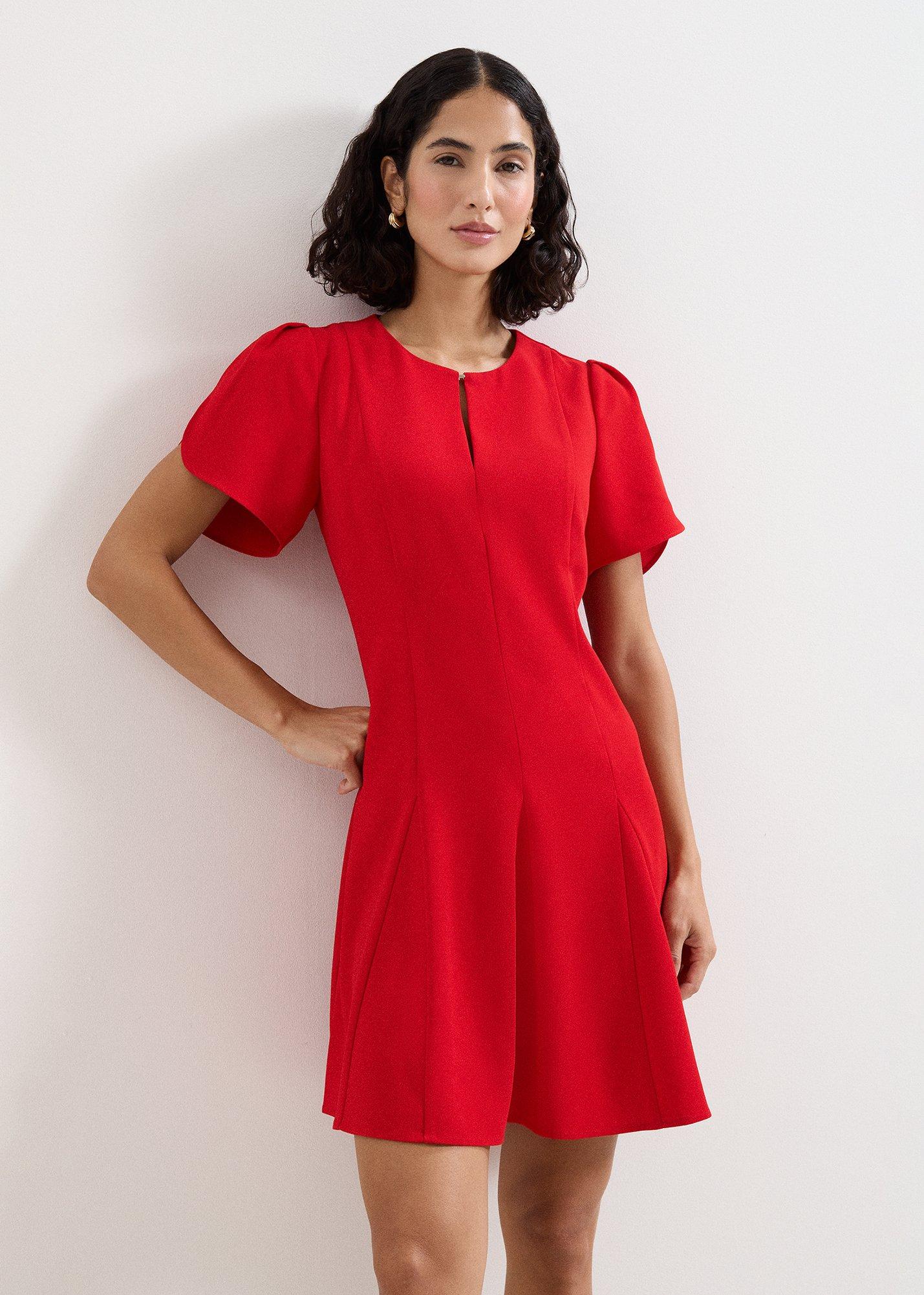 ${product-id}-Elia Swing Mini Dress-Red-${view-type}