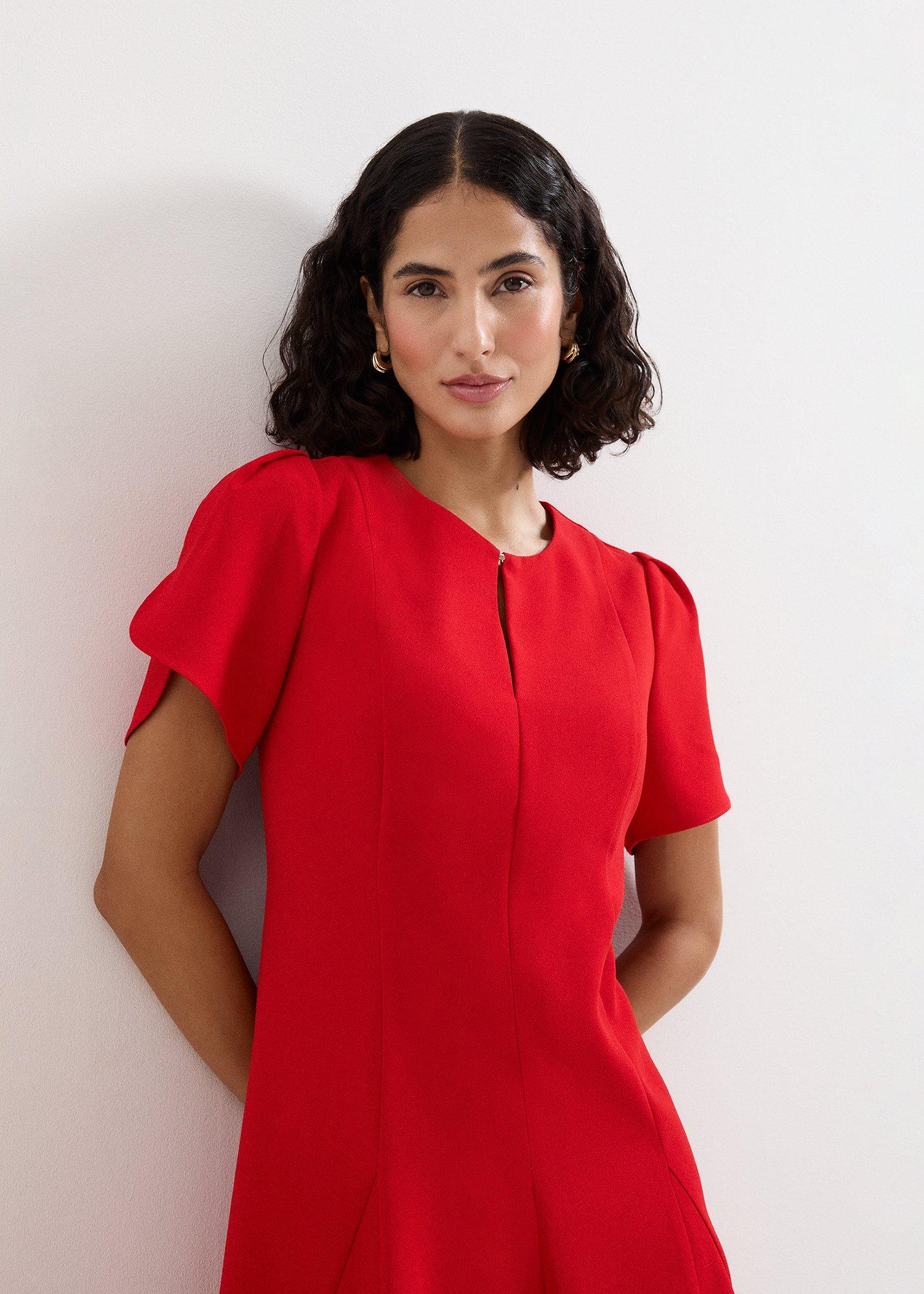 ${product-id}-Elia Swing Mini Dress-Red-${view-type}