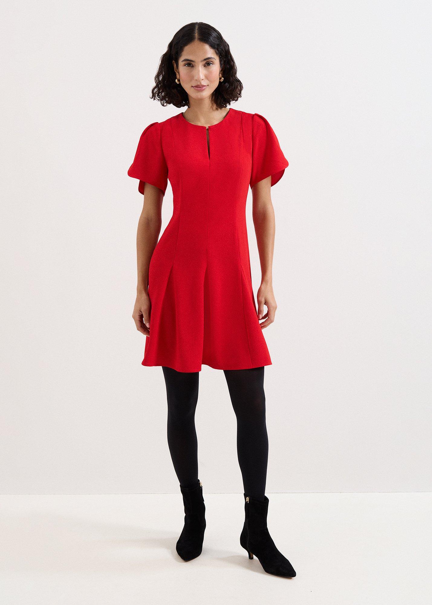 ${product-id}-Elia Swing Mini Dress-Red-${view-type}