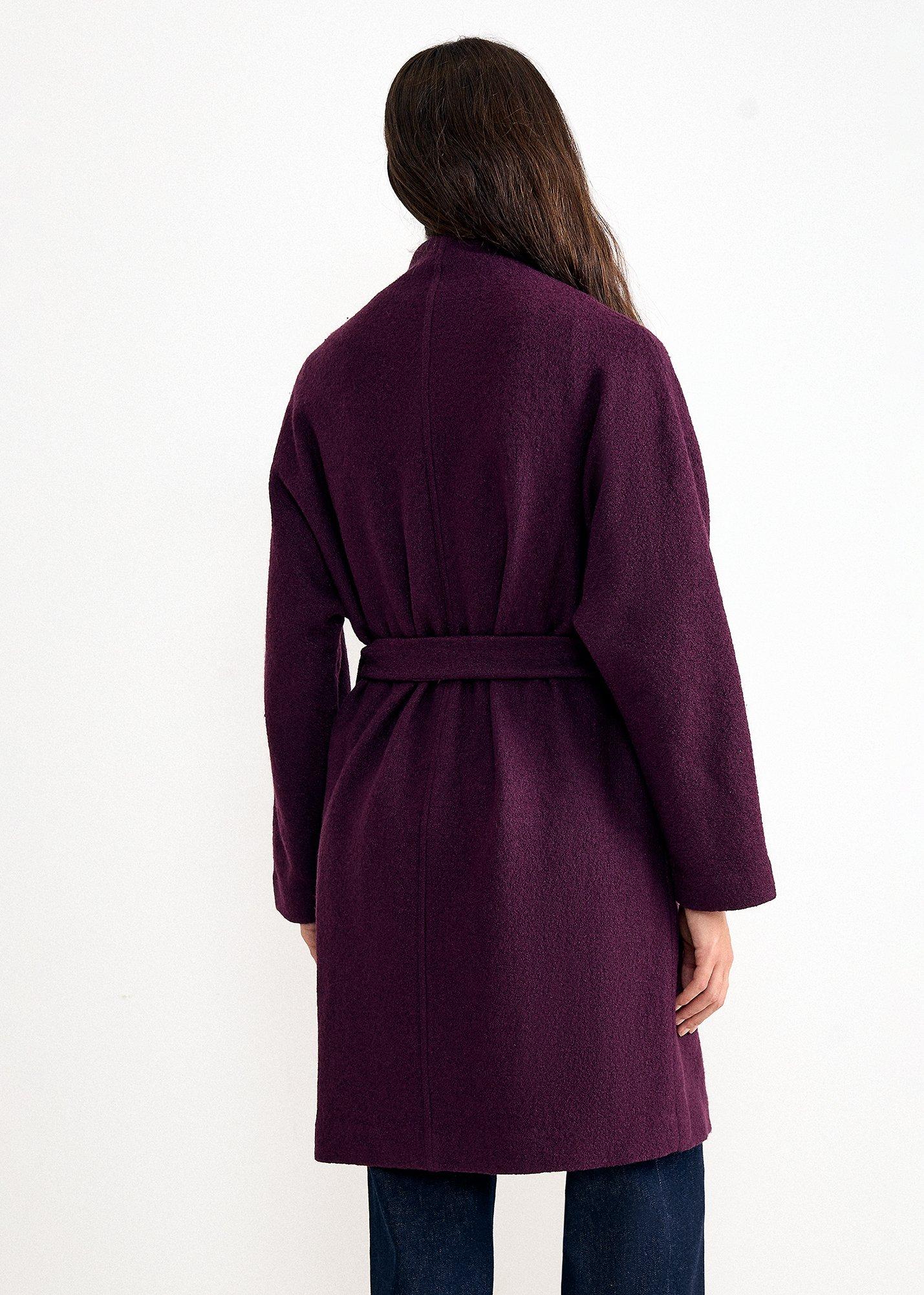 Jennifer Belted Wool Coat