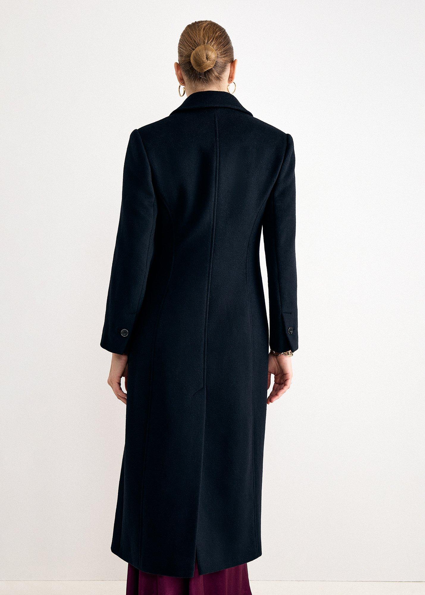 Cailyn Long Wool Coat 