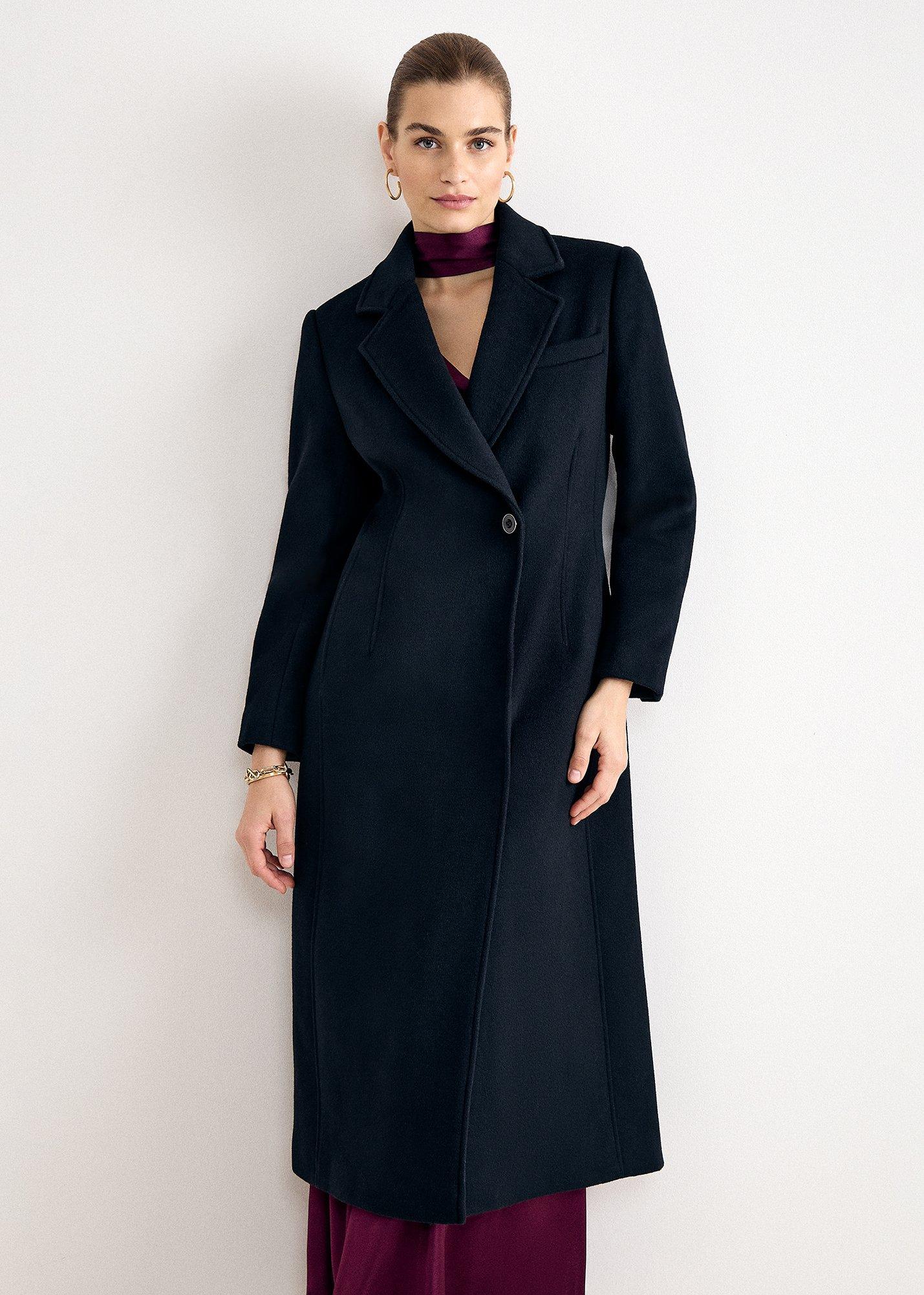Petite Cailyn Maxi Waist Detail Coat