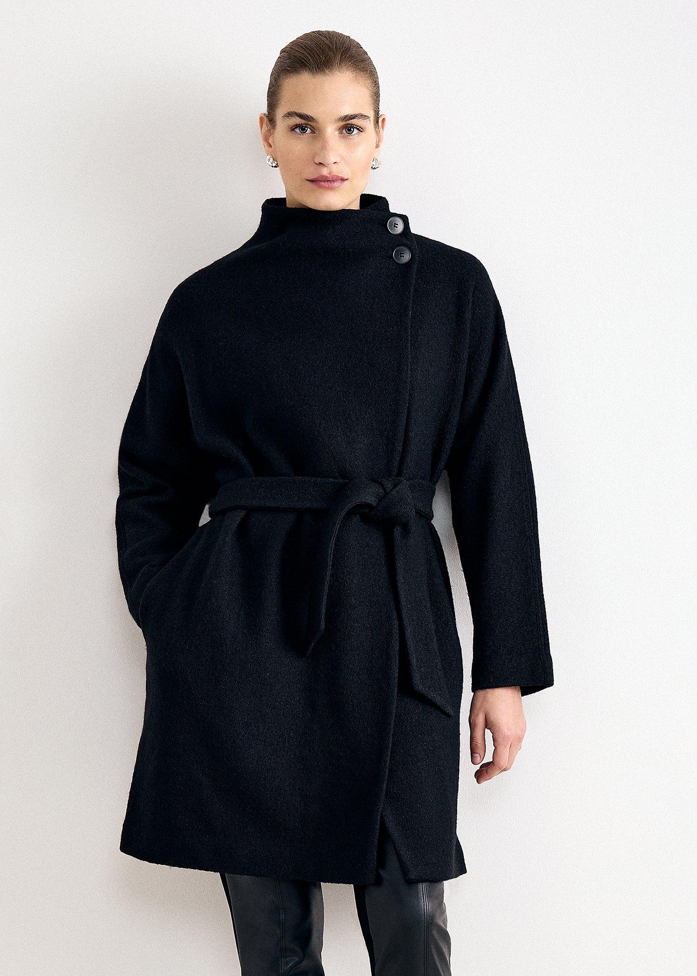 Jennifer Belted Wool Coat 