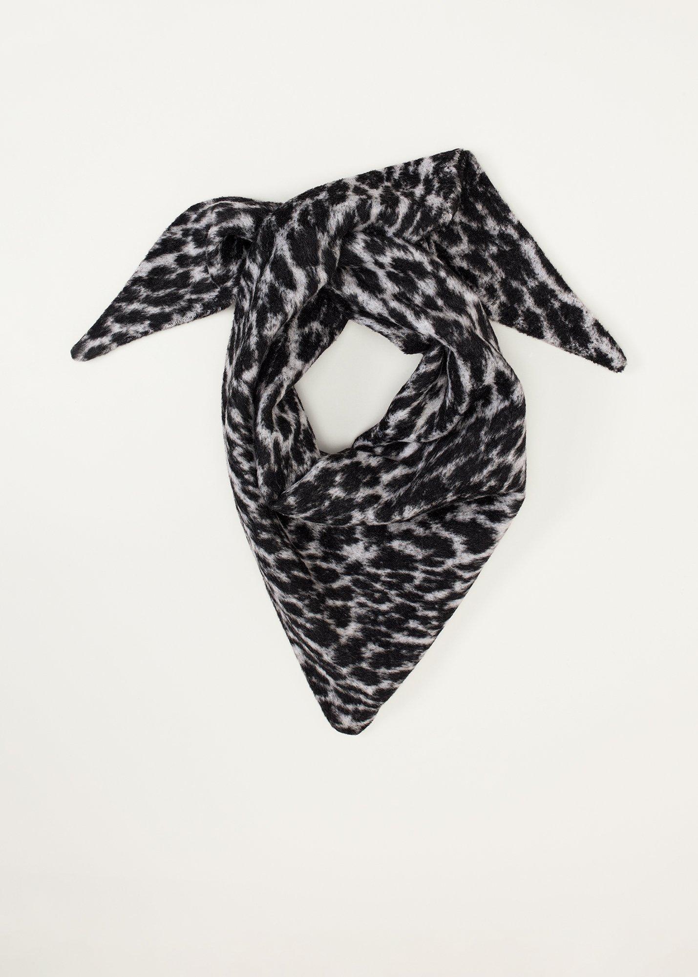 Leopard Print Neck Scarf
